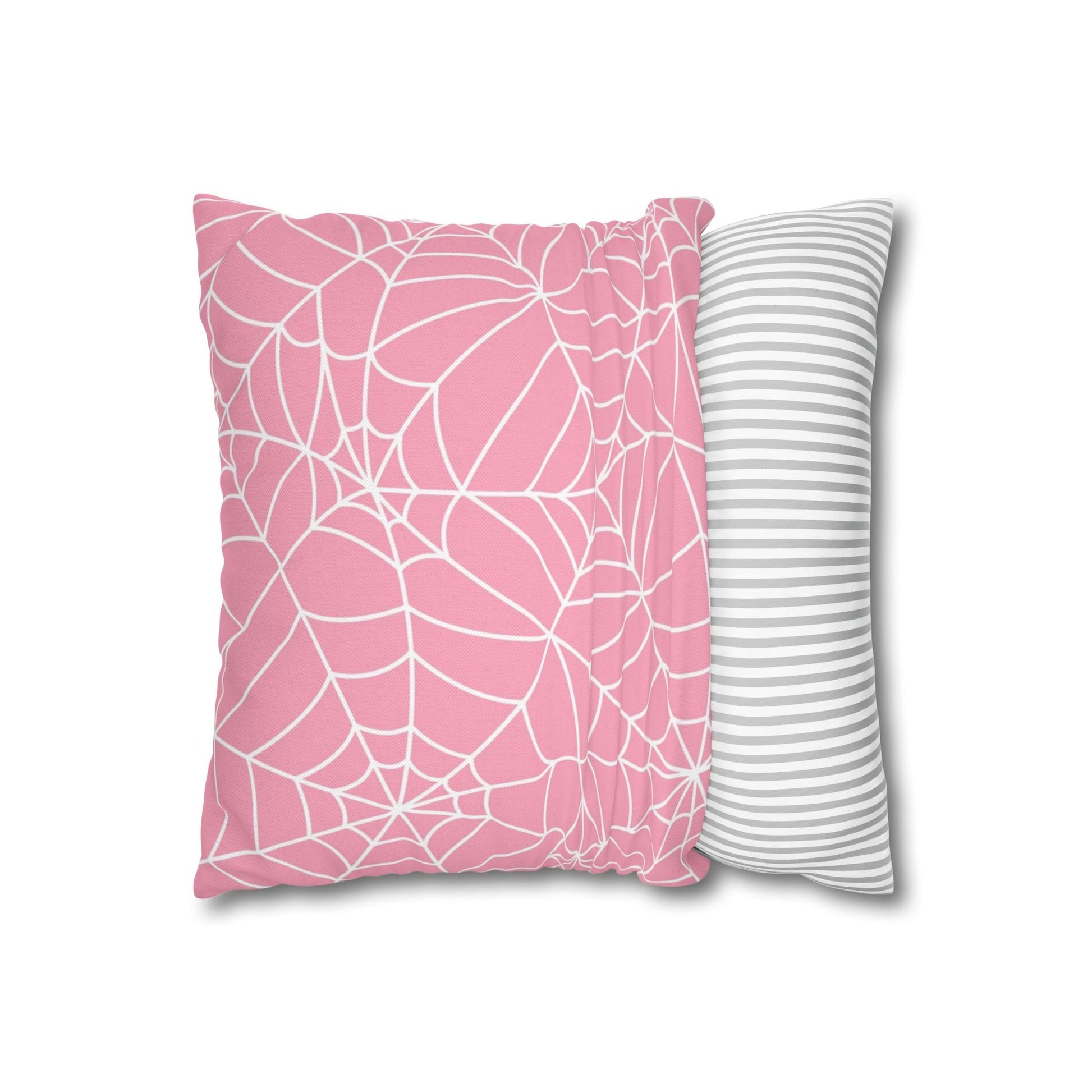 Pink Spiderweb Pillowcase, Artsulli - Art is Long, Life is Short, Home Decor, , , , , , , 