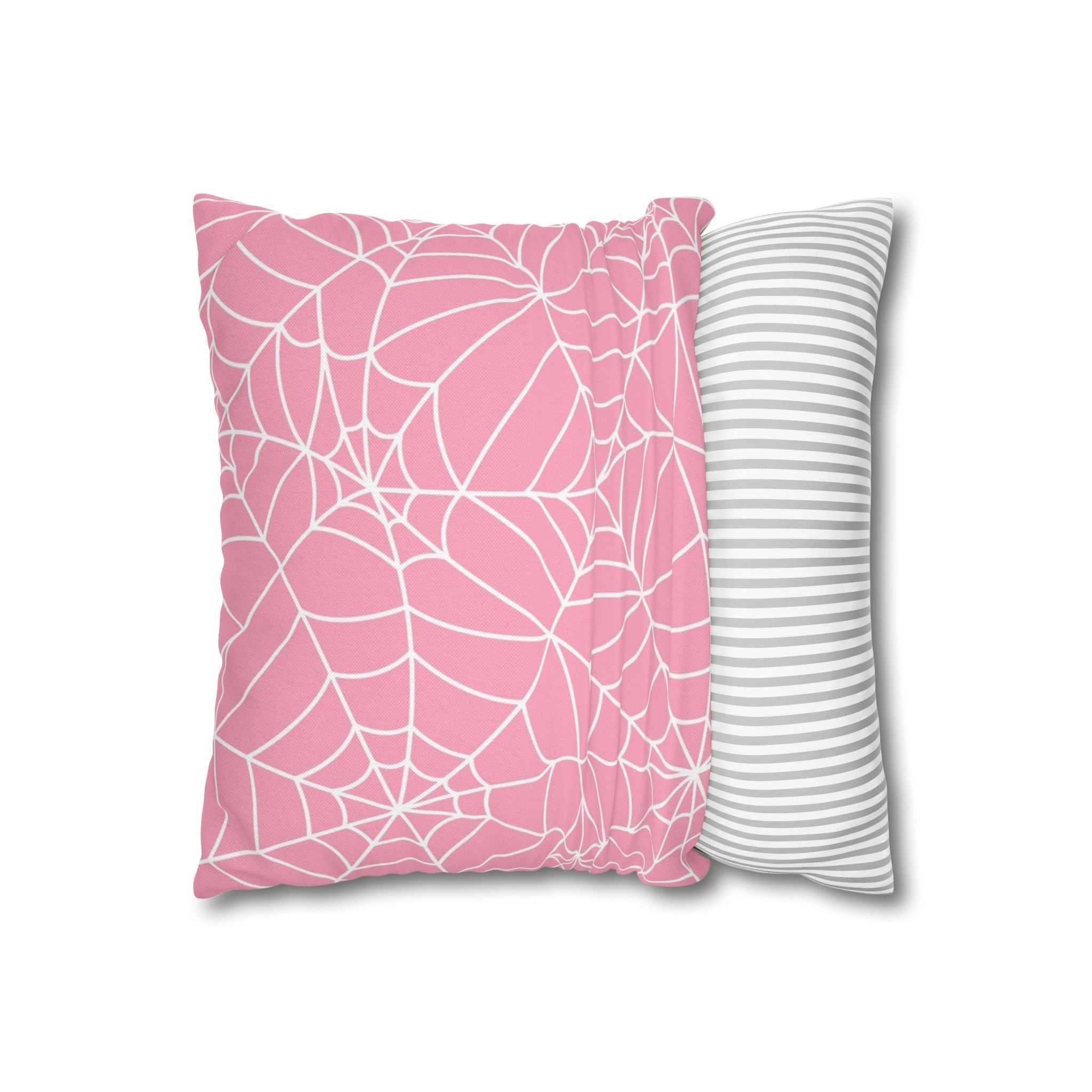 Pink Spiderweb Pillowcase, Artsulli - Art is Long, Life is Short, Home Decor, , , , , , , 