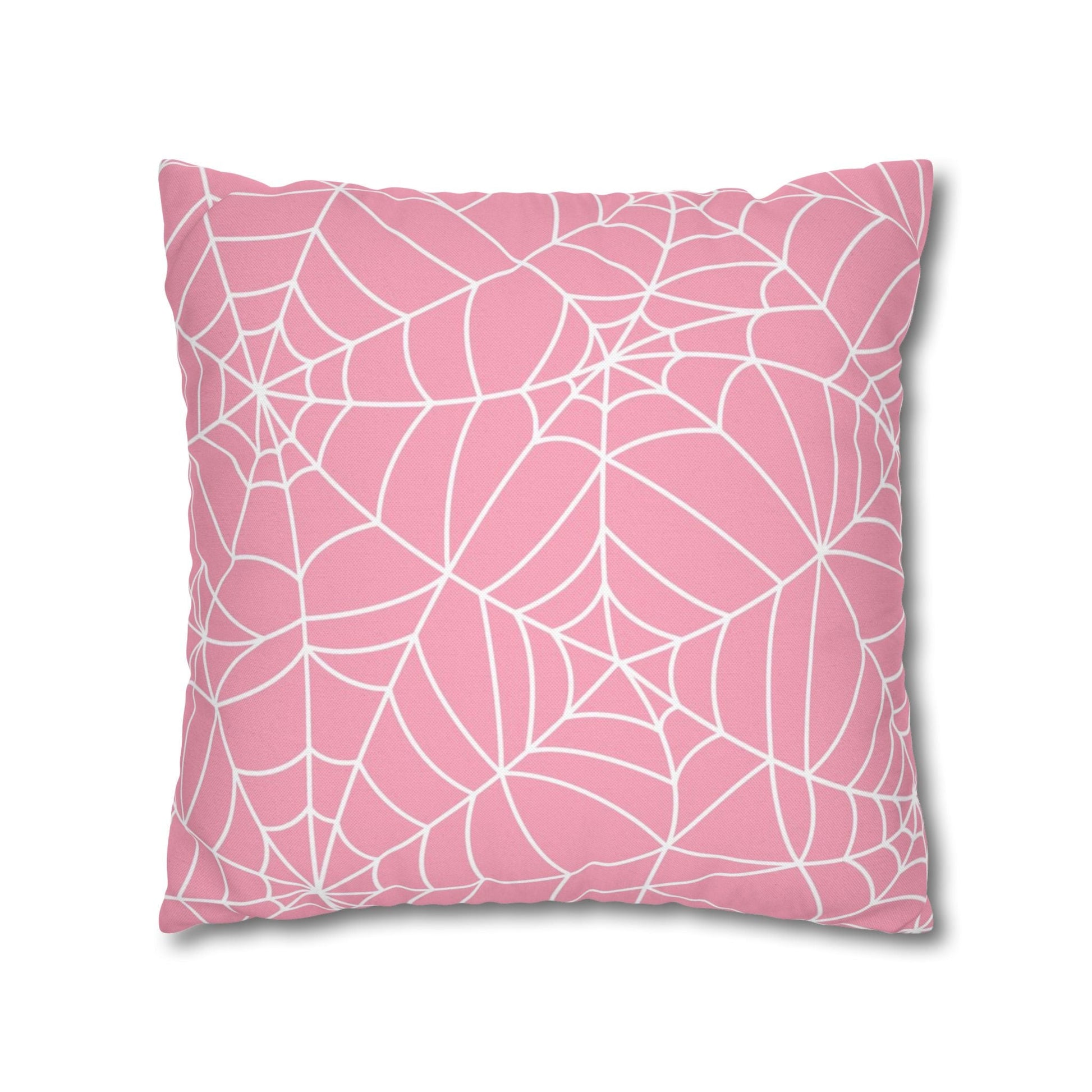 Pink Spiderweb Pillowcase, Artsulli - Art is Long, Life is Short, Home Decor, , , , , , , 