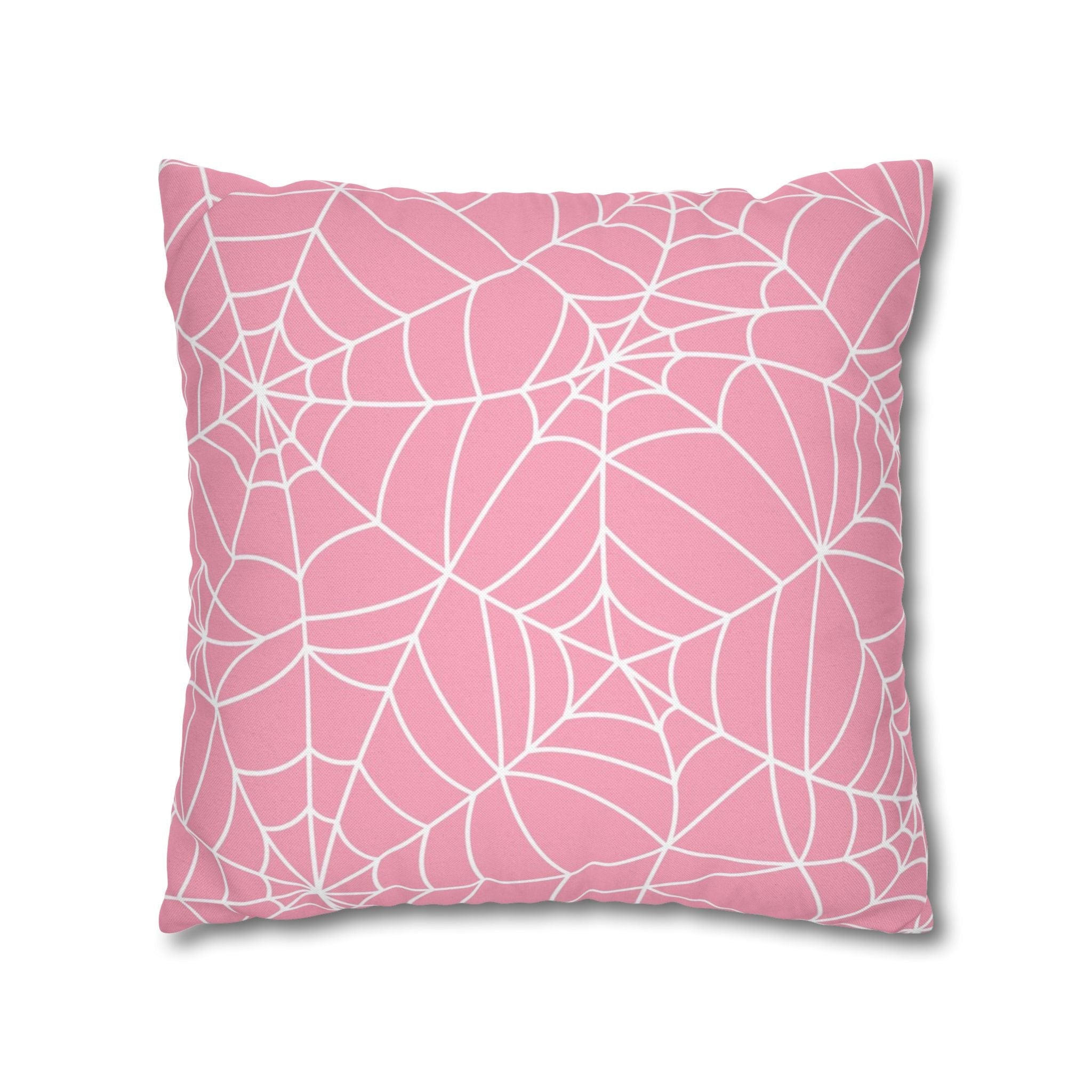 Pink Spiderweb Pillowcase, Artsulli - Art is Long, Life is Short, Home Decor, , , , , , , 