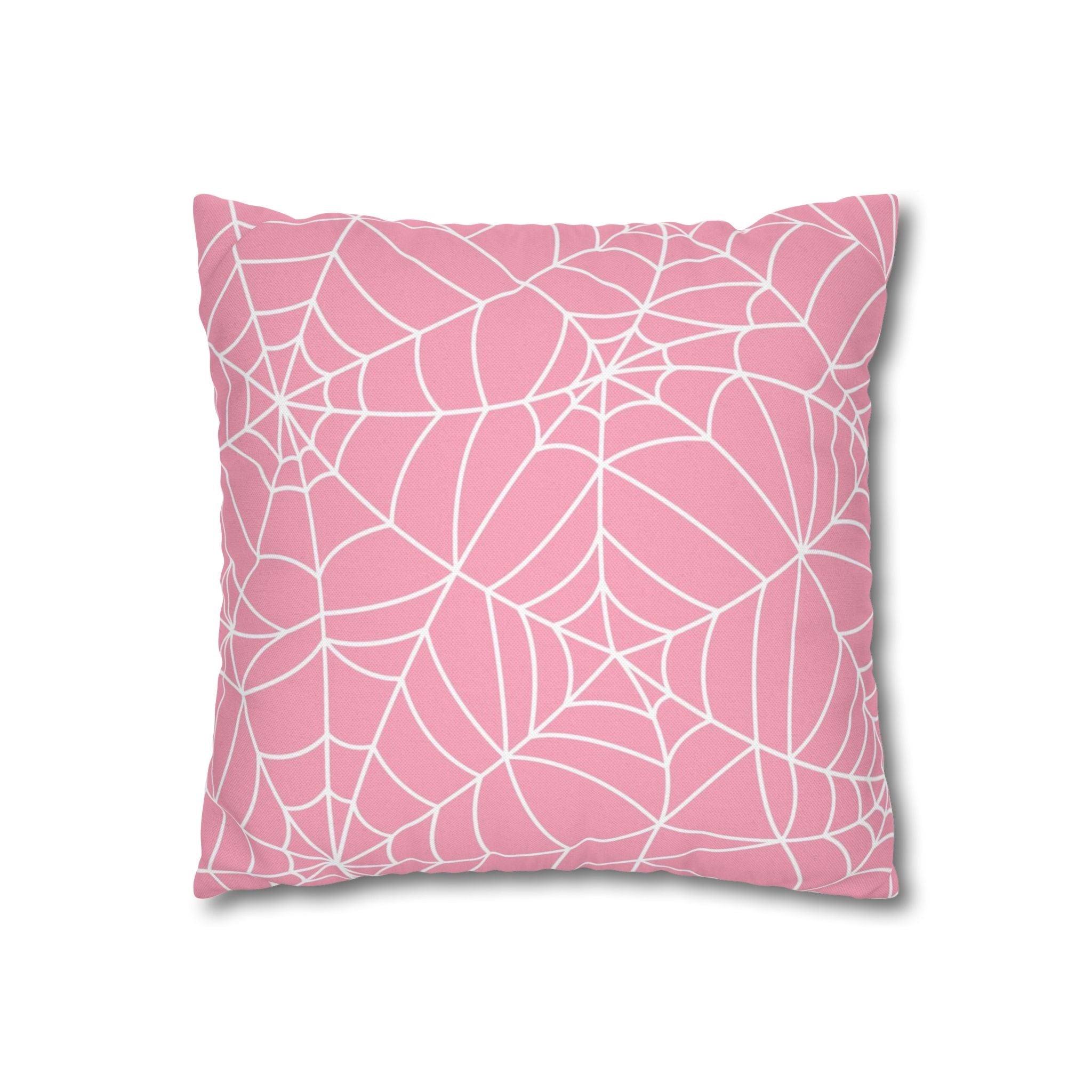 Pink Spiderweb Pillowcase, Artsulli - Art is Long, Life is Short, Home Decor, , , , , , , 