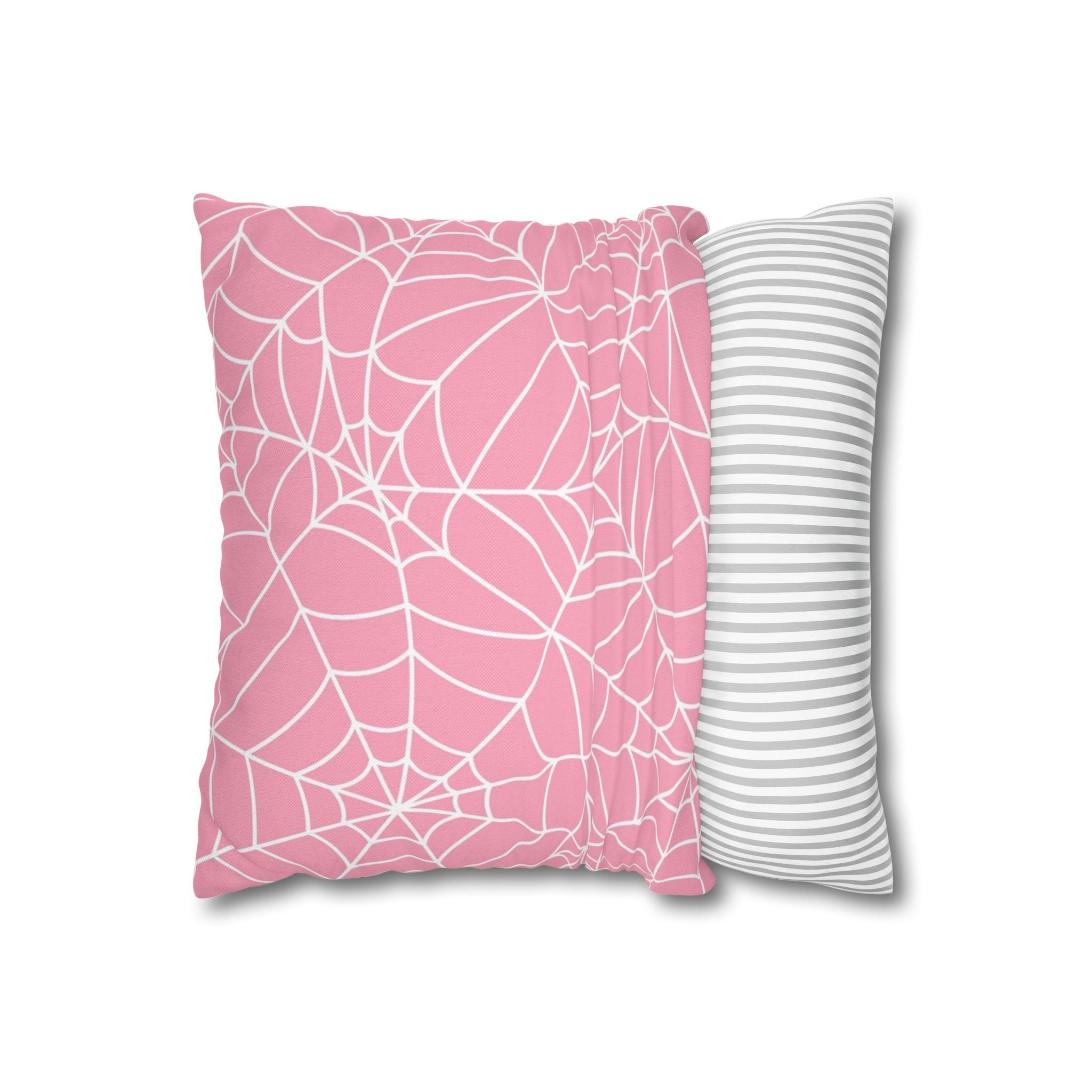 Pink Spiderweb Pillowcase, Artsulli - Art is Long, Life is Short, Home Decor, , , , , , , 