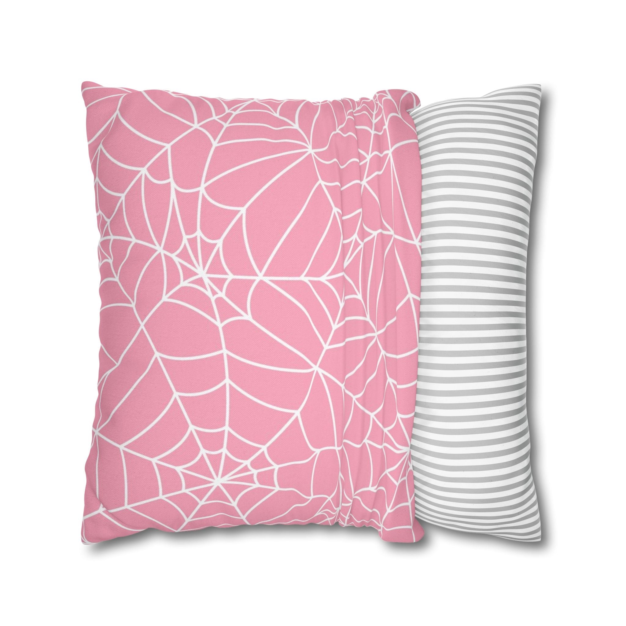 Pink Spiderweb Pillowcase, Artsulli - Art is Long, Life is Short, Home Decor, , , , , , , 