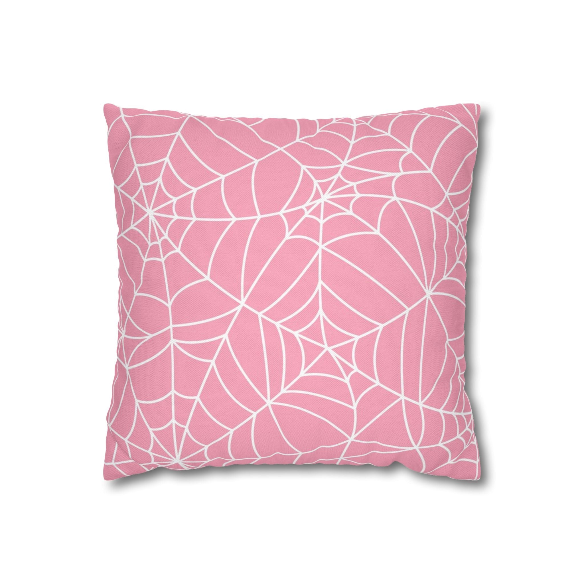Printify Pink Spiderweb Pillowcase 2025