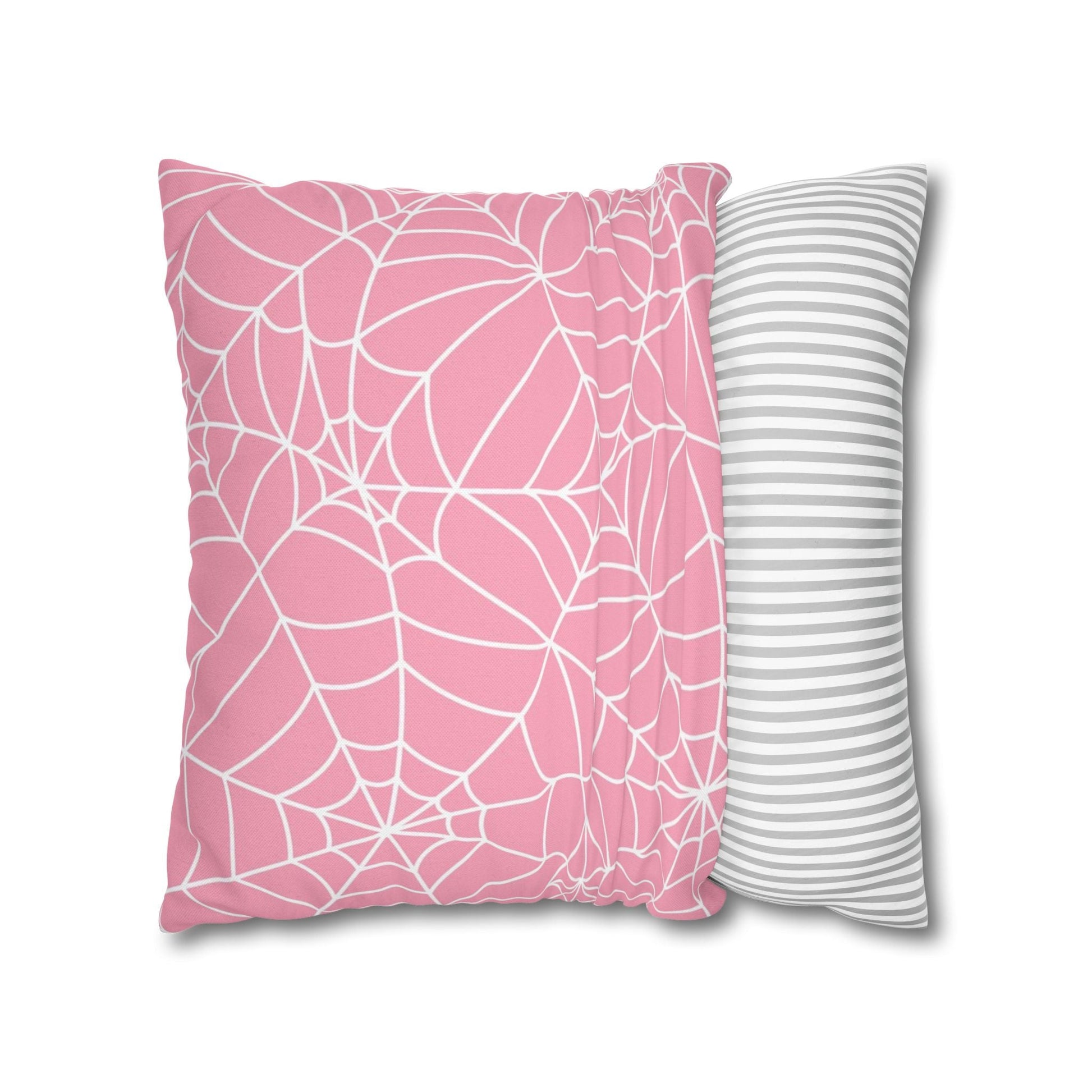 Pink Spiderweb Pillowcase, Artsulli - Art is Long, Life is Short, Home Decor, , , , , , , 