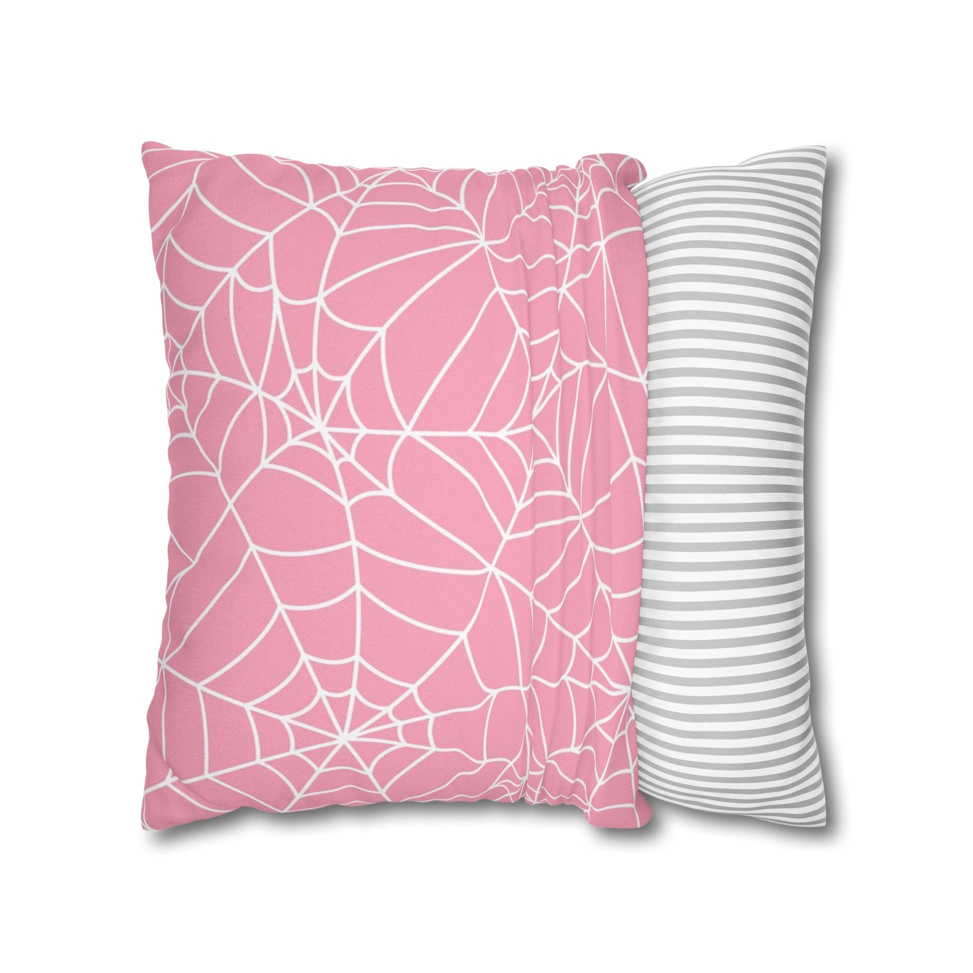 Pink Spiderweb Pillowcase, Artsulli - Art is Long, Life is Short, Home Decor, , , , , , , 