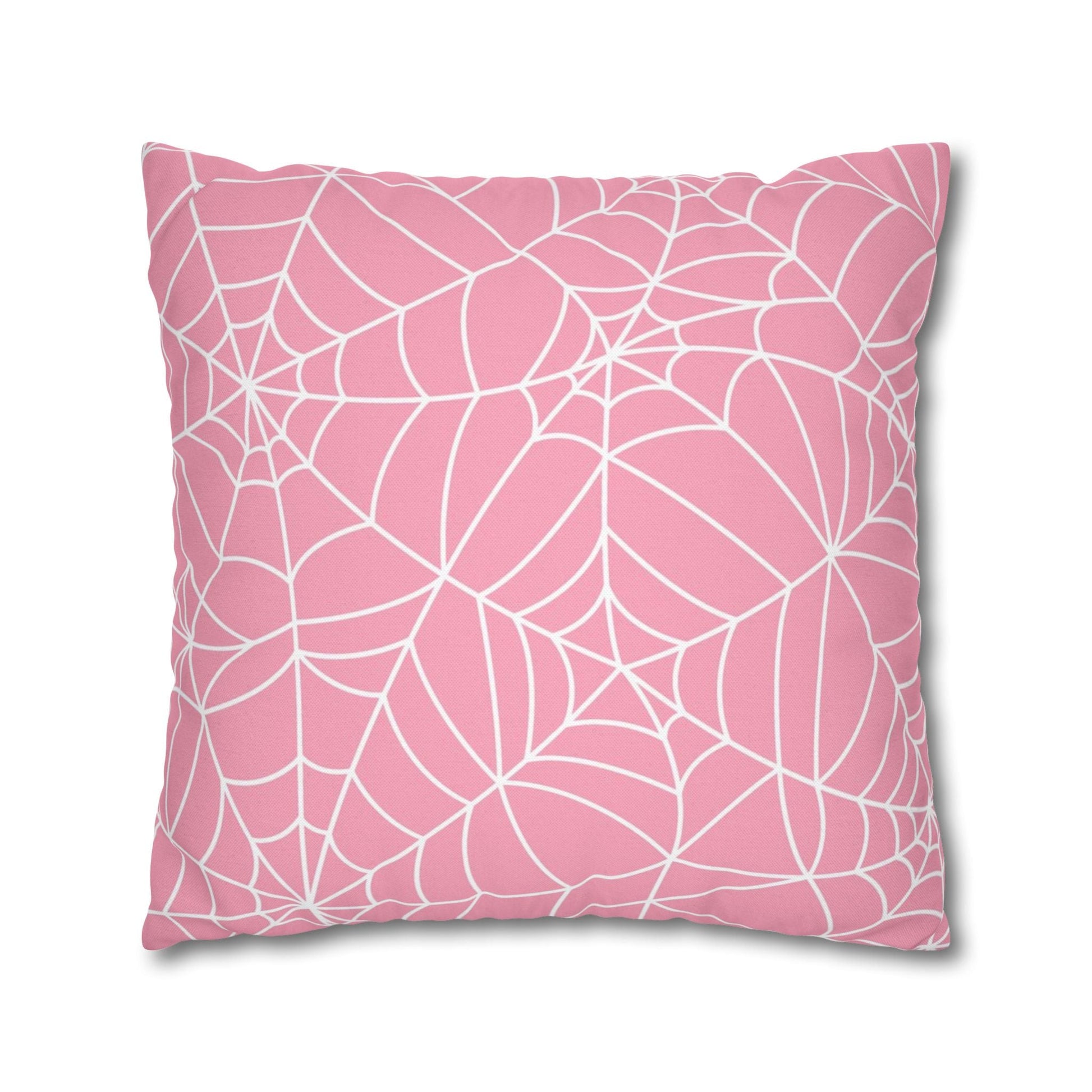 Pink Spiderweb Pillowcase, Artsulli - Art is Long, Life is Short, Home Decor, , , , , , , 