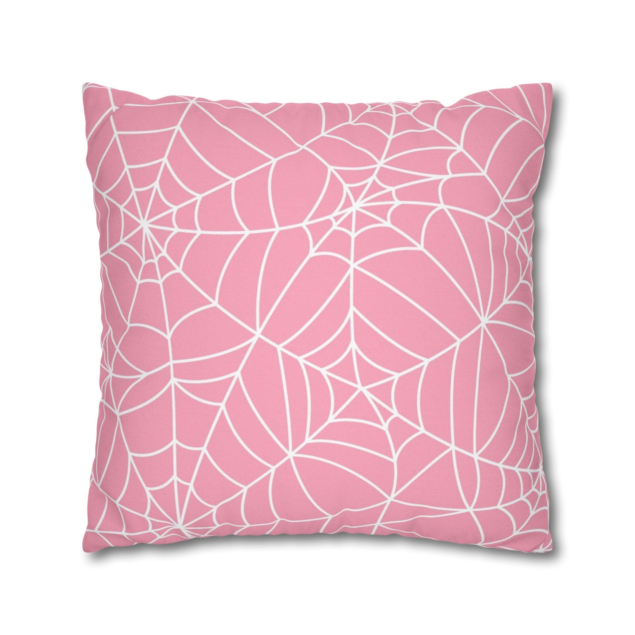 Pink Spiderweb Pillowcase, Artsulli - Art is Long, Life is Short, Home Decor, , , , , , , 