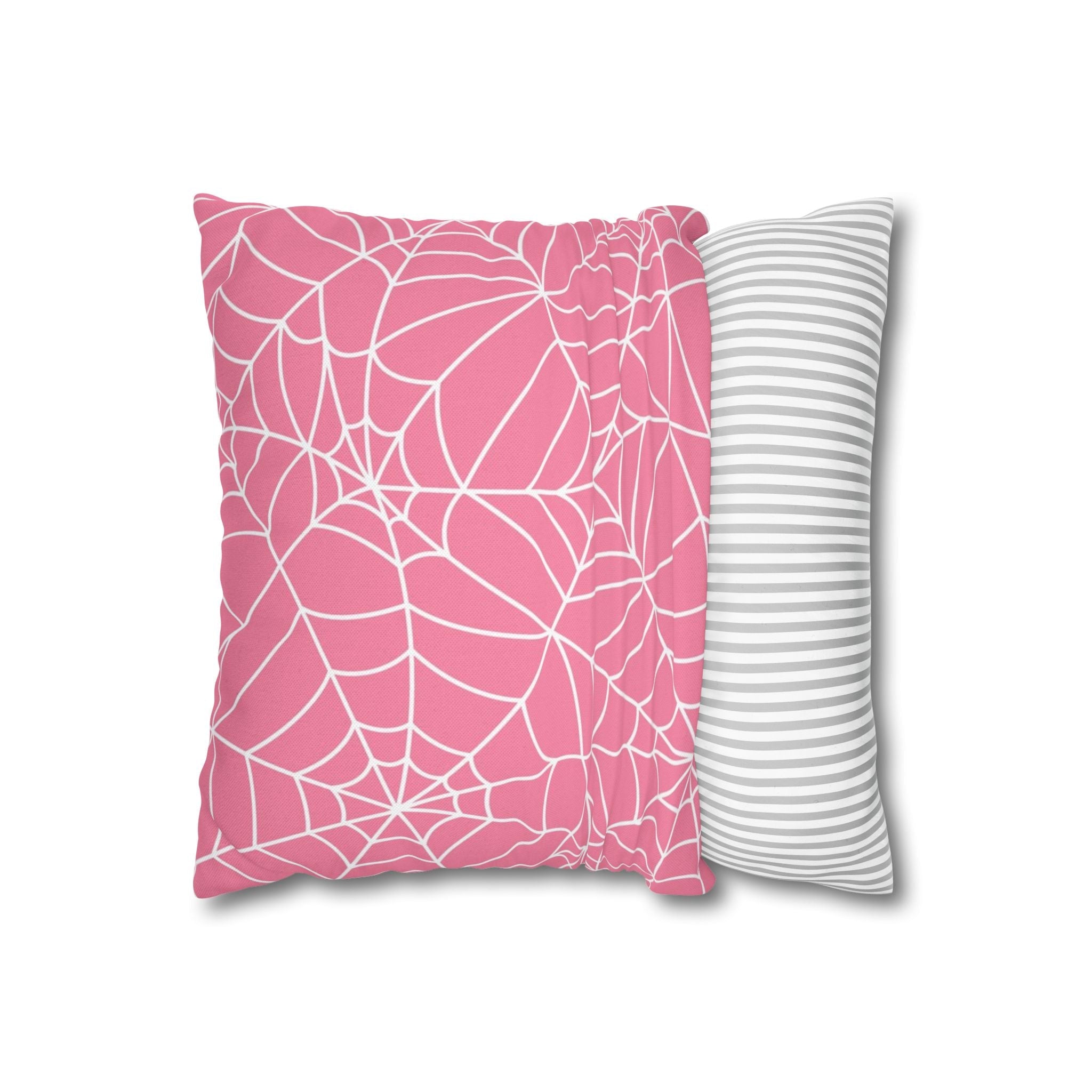 Pink Spiderweb Throw Pillow, Artsulli - Art is Long, Life is Short, Home Decor, , , , , , , 