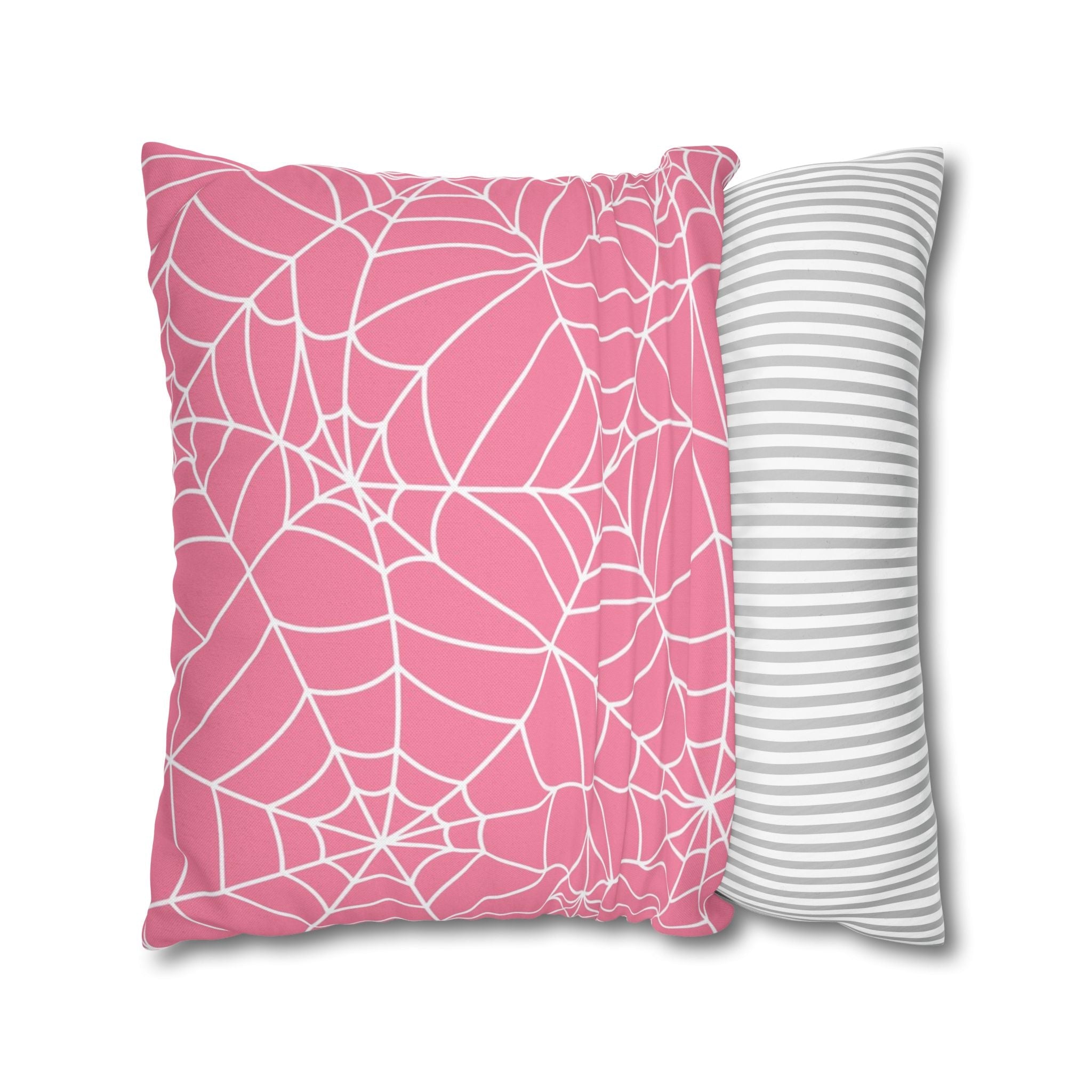 Pink Spiderweb Throw Pillow, Artsulli - Art is Long, Life is Short, Home Decor, , , , , , , 