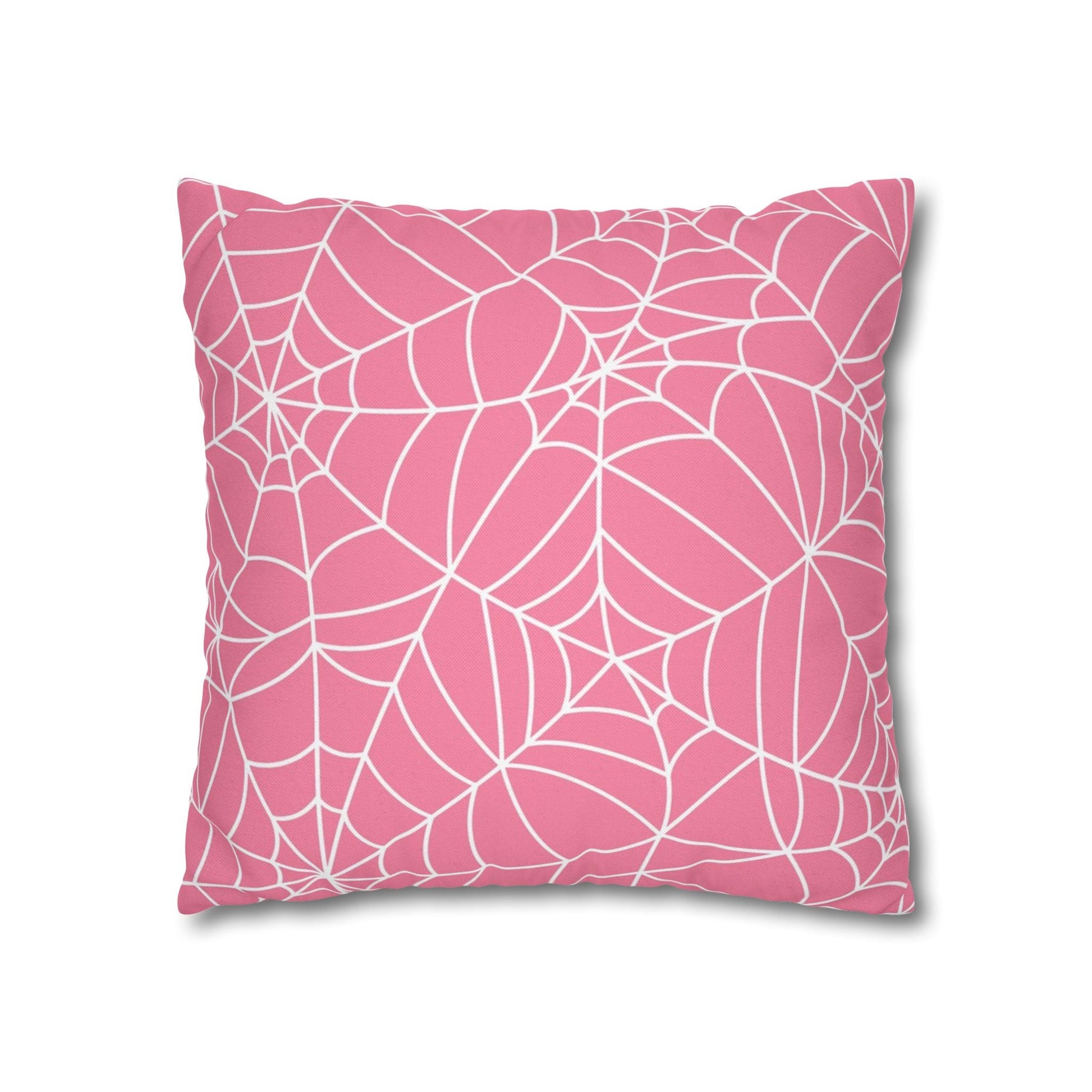 Pink Spiderweb Throw Pillow, Artsulli - Art is Long, Life is Short, Home Decor, , , , , , , 