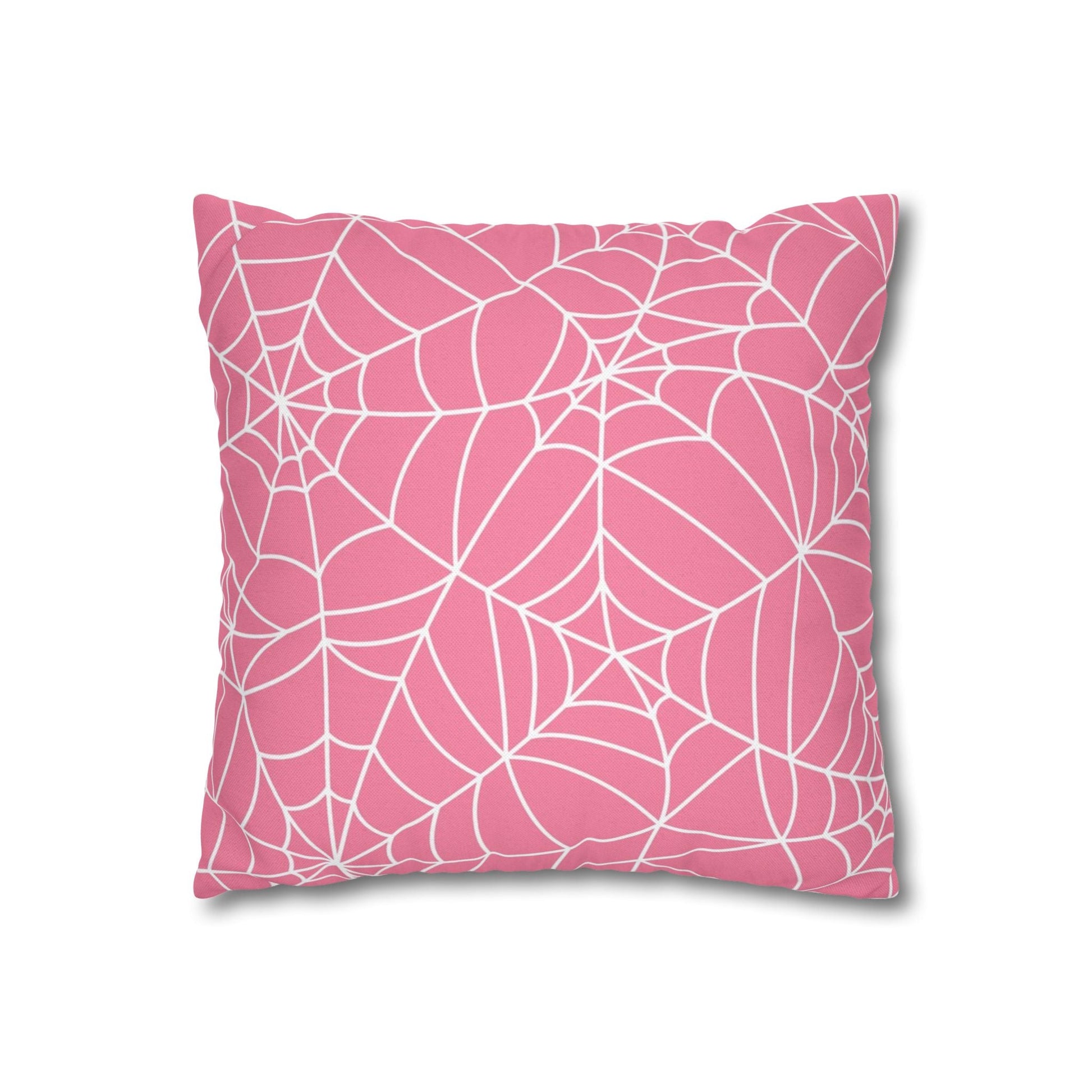 Pink Spiderweb Throw Pillow, Artsulli - Art is Long, Life is Short, Home Decor, , , , , , , 