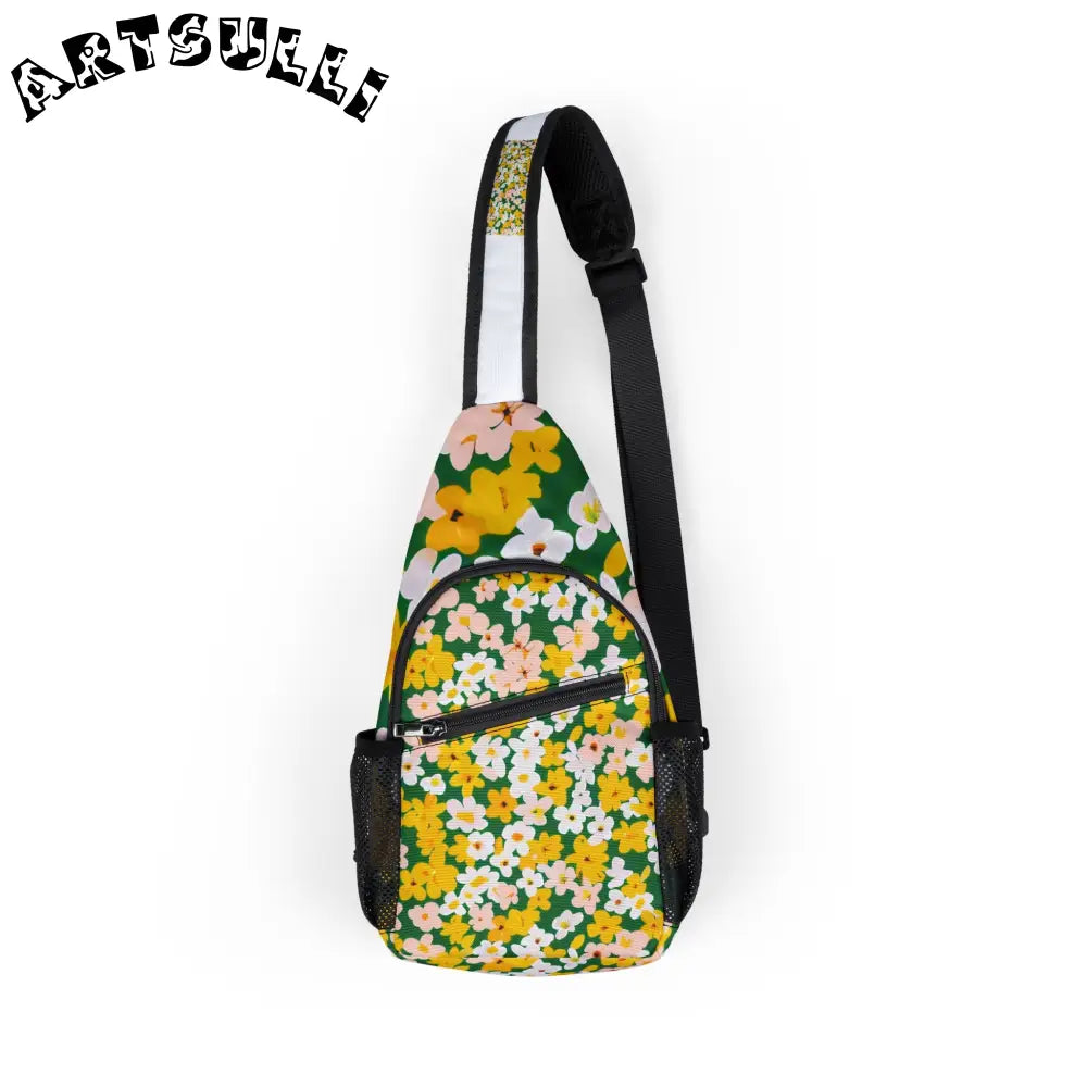 JAKKOUTTHEBXX Customizable Floral Pattern Chest Bag 2025