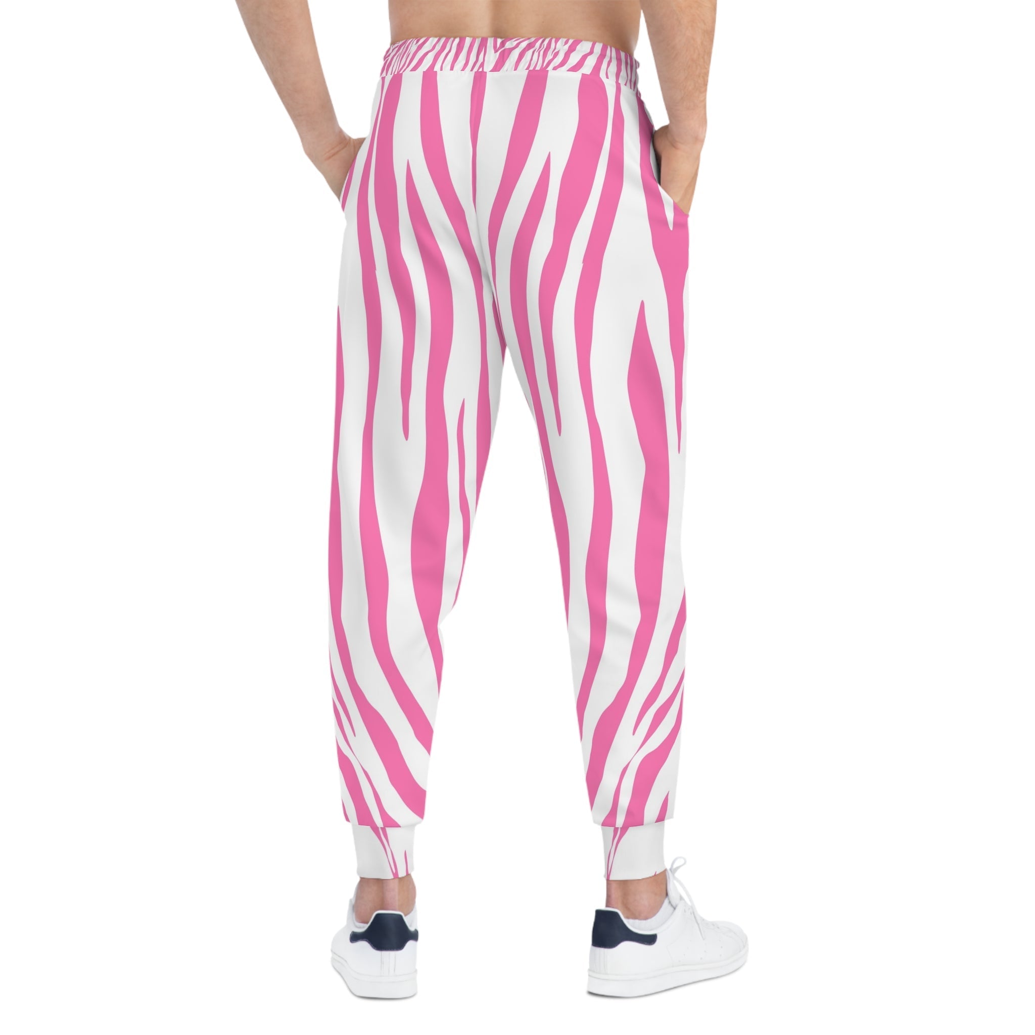 Printify Pink Zebra Print Joggers 2025