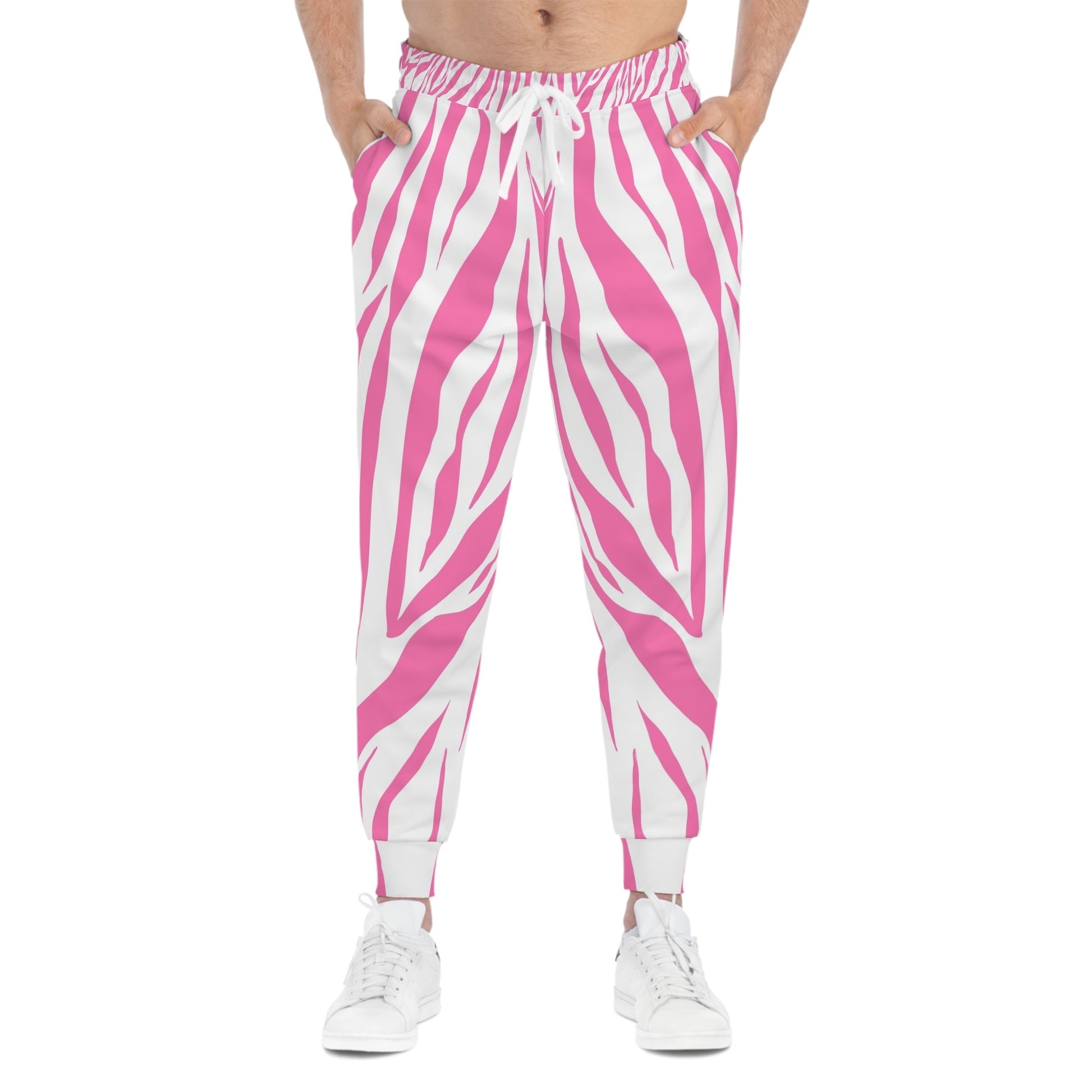 Printify Pink Zebra Print Joggers 2025
