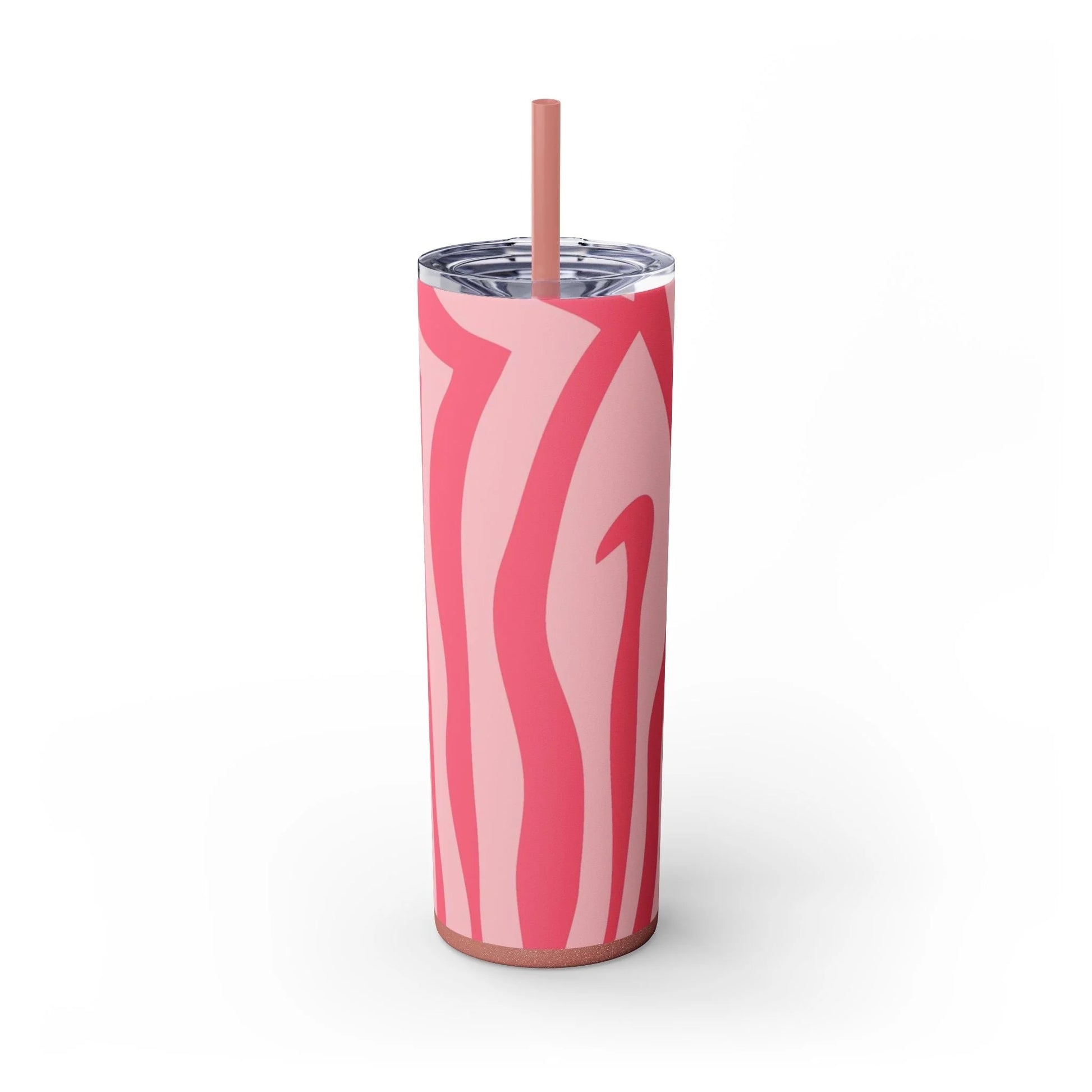 JAKKOUTTHEBXX Pink Zebra Print Maars Skinny Tumbler 2025