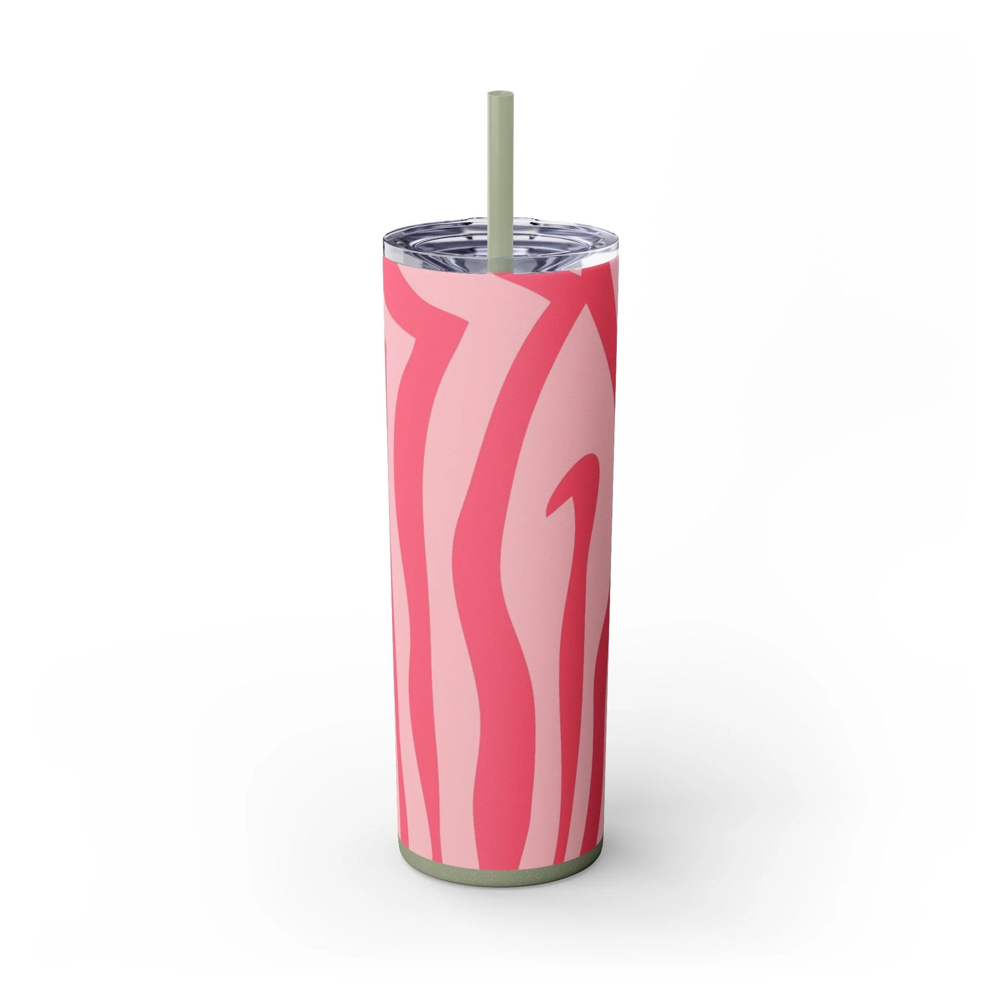 JAKKOUTTHEBXX Pink Zebra Print Maars Skinny Tumbler 2025