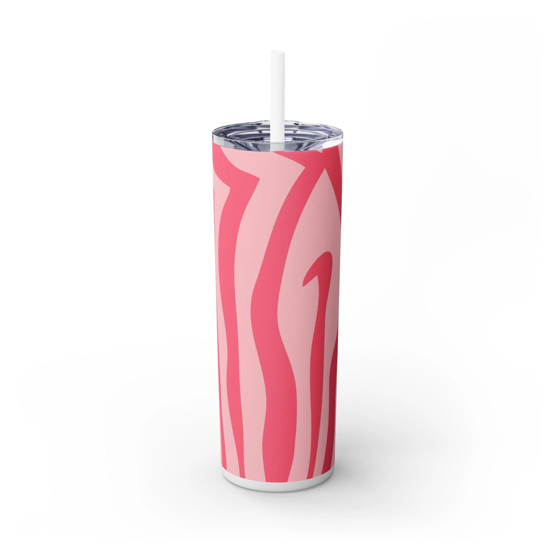 JAKKOUTTHEBXX Pink Zebra Print Maars Skinny Tumbler 2025