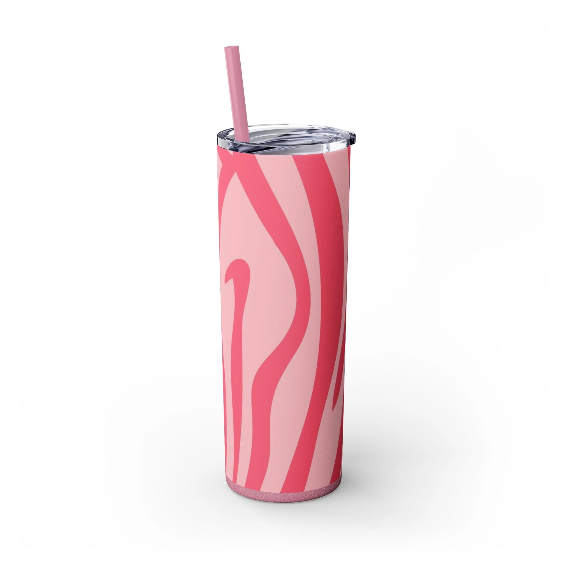 JAKKOUTTHEBXX Pink Zebra Print Maars Skinny Tumbler 2025