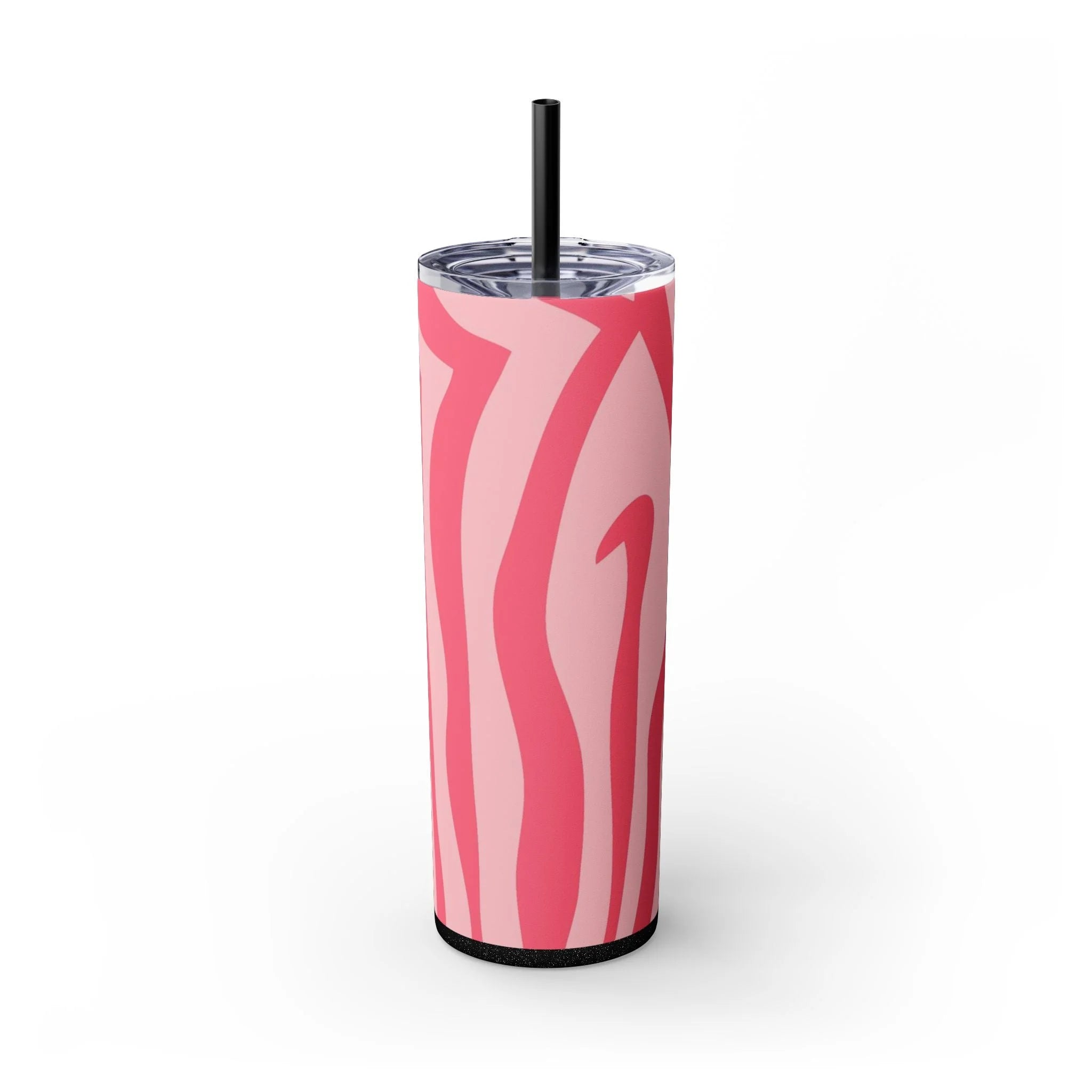 JAKKOUTTHEBXX Pink Zebra Print Maars Skinny Tumbler 2025