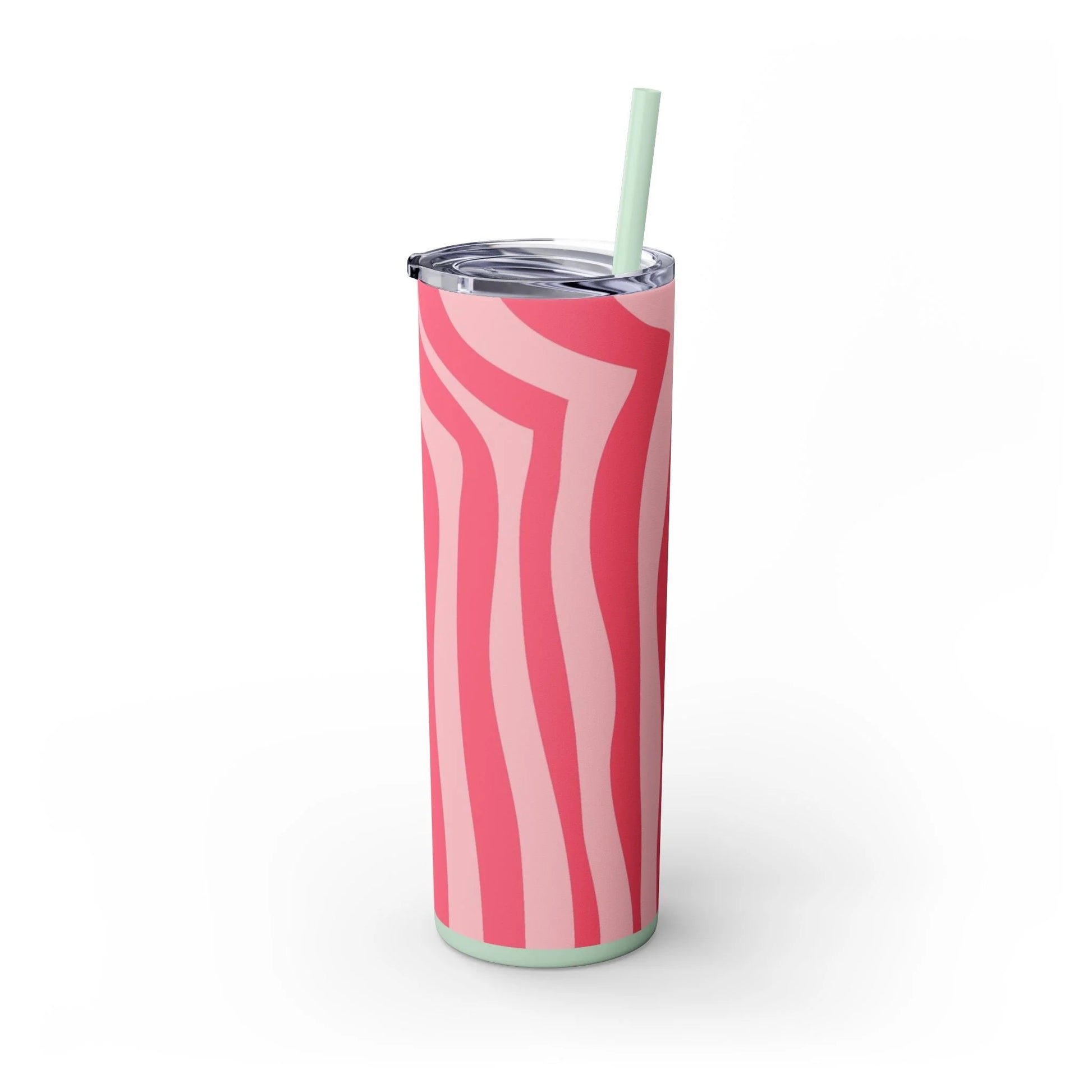 JAKKOUTTHEBXX Pink Zebra Print Maars Skinny Tumbler 2025