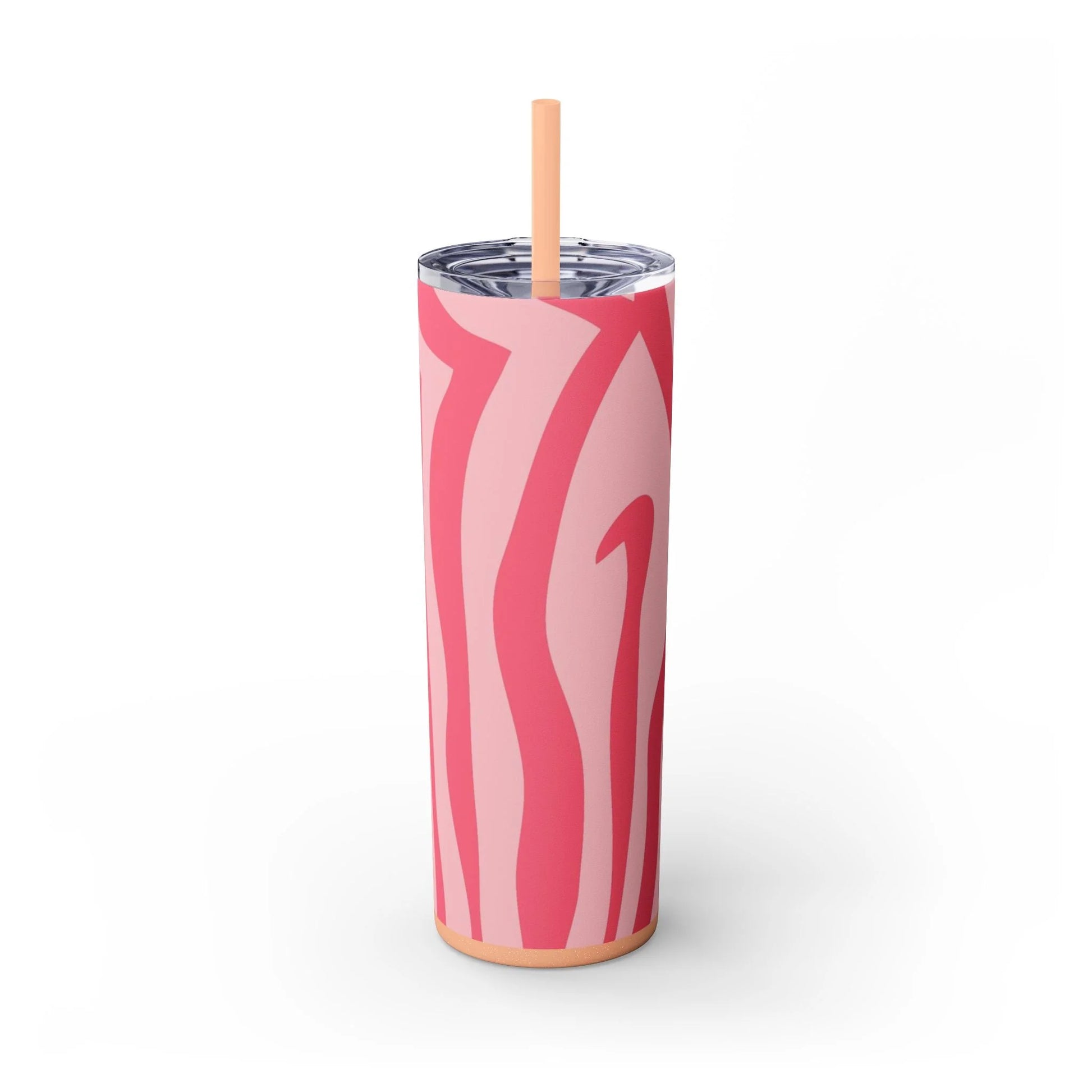 JAKKOUTTHEBXX Pink Zebra Print Maars Skinny Tumbler 2025