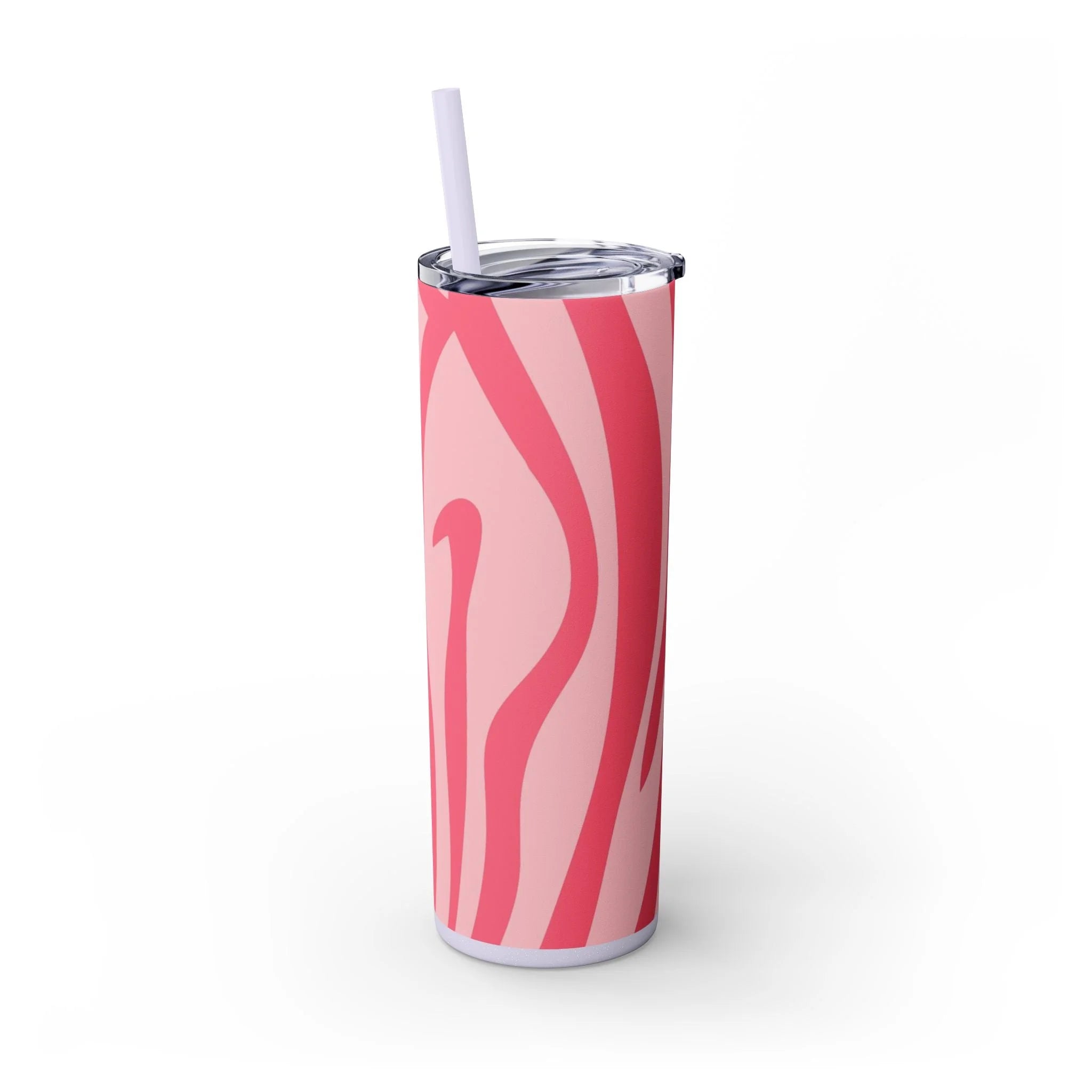 JAKKOUTTHEBXX Pink Zebra Print Maars Skinny Tumbler 2025