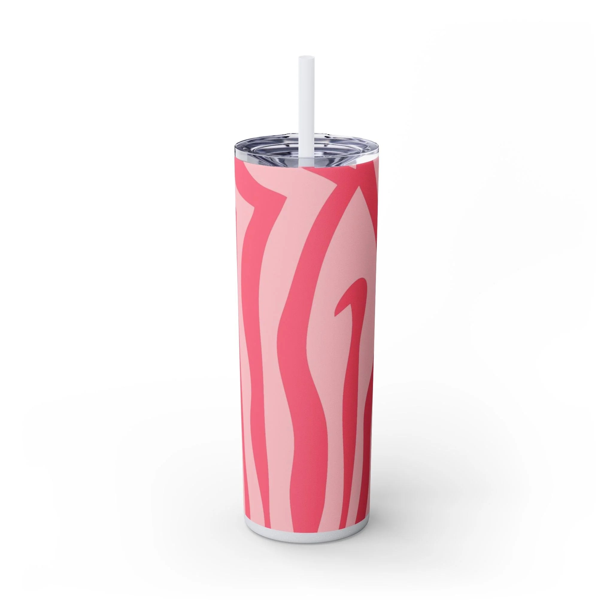 JAKKOUTTHEBXX Pink Zebra Print Maars Skinny Tumbler 2025