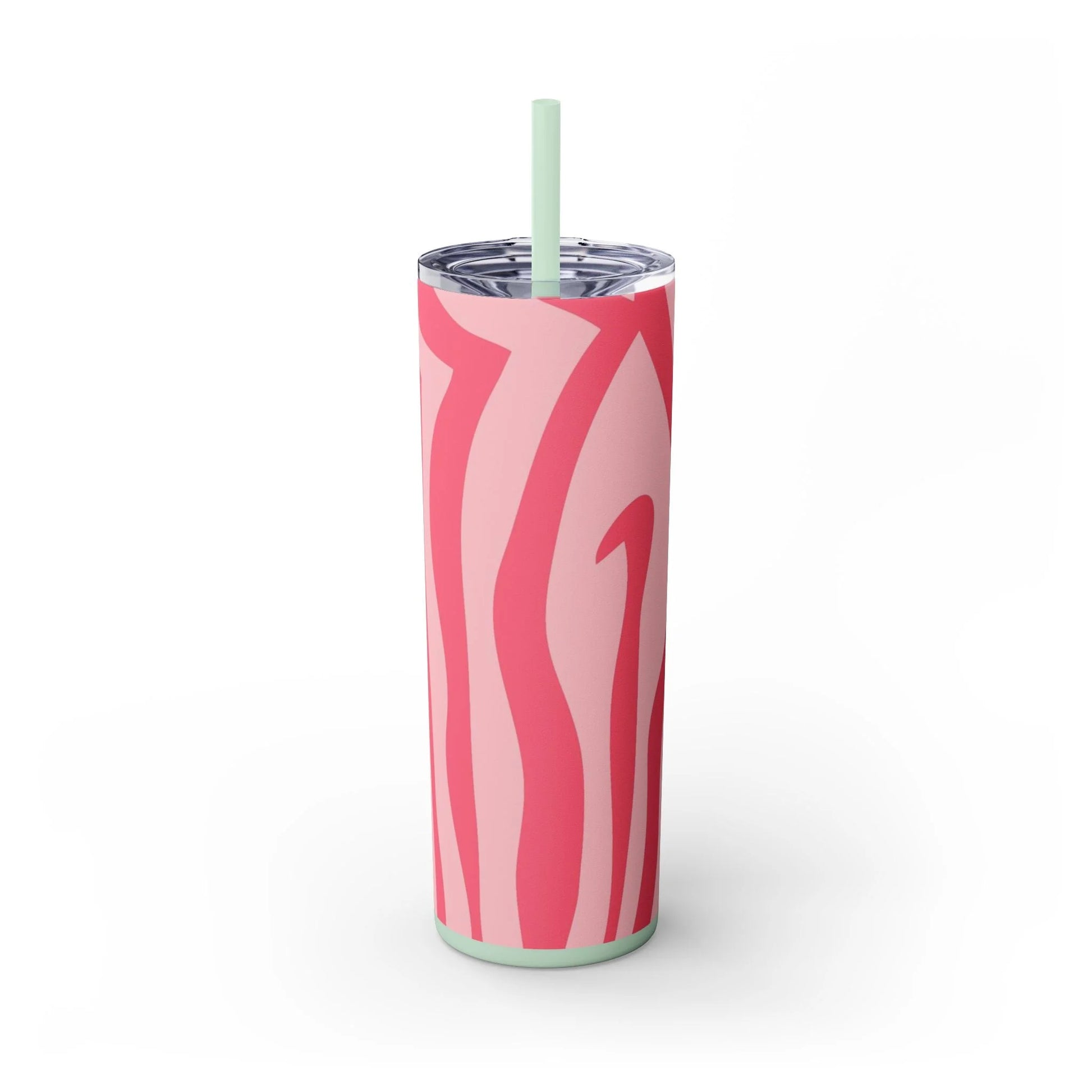 JAKKOUTTHEBXX Pink Zebra Print Maars Skinny Tumbler 2025