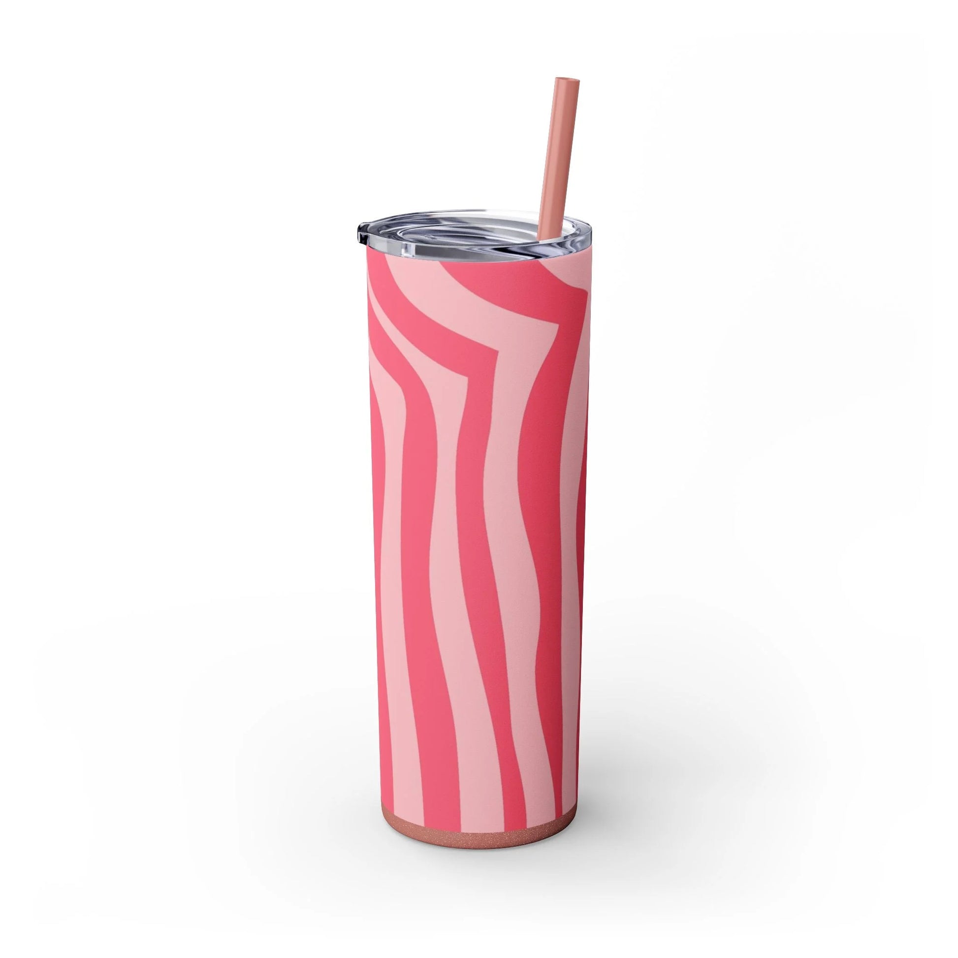 JAKKOUTTHEBXX Pink Zebra Print Maars Skinny Tumbler 2025