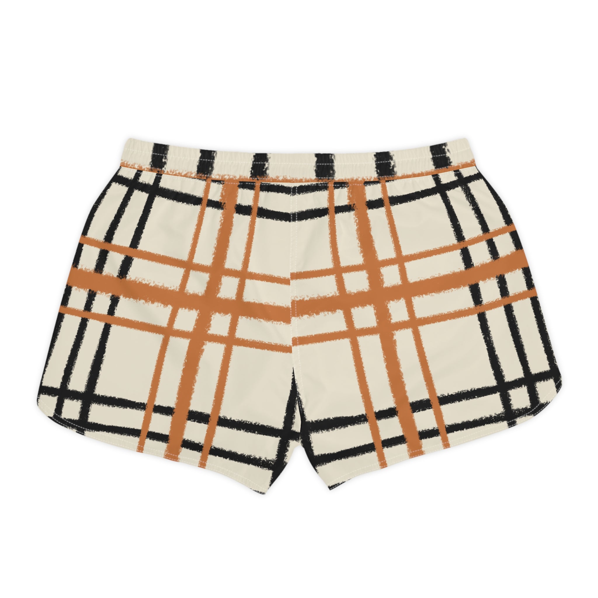Plaid Drawstring Boxer Shorts, Artsulli - Art is Long, Life is Short, All Over Prints, , , , , , , 