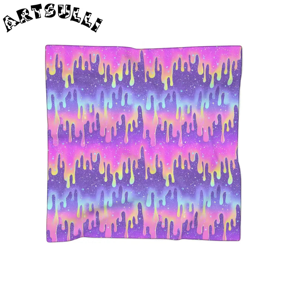 JAKKOUTTHEBXX Colorful Psychedelic Galaxy Scarf 2025