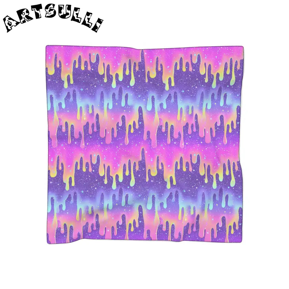 JAKKOUTTHEBXX Colorful Psychedelic Galaxy Scarf 2025