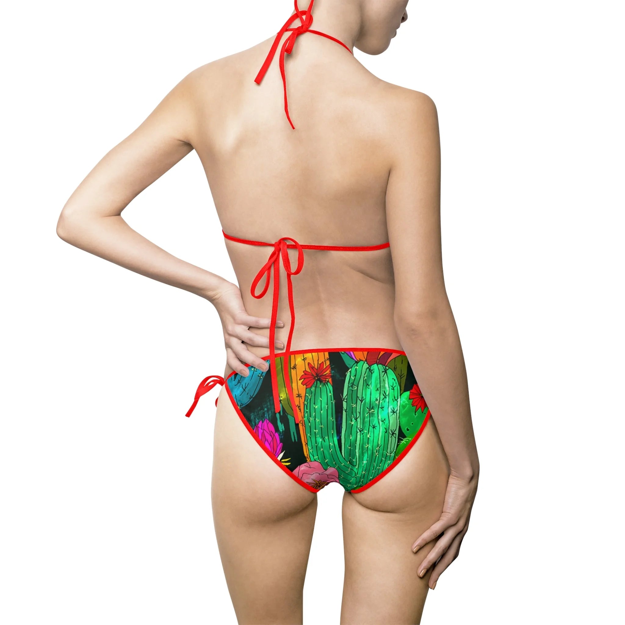 JAKKOUTTHEBXX Prime Illustration Cactus Bikini Swimsuit 2025