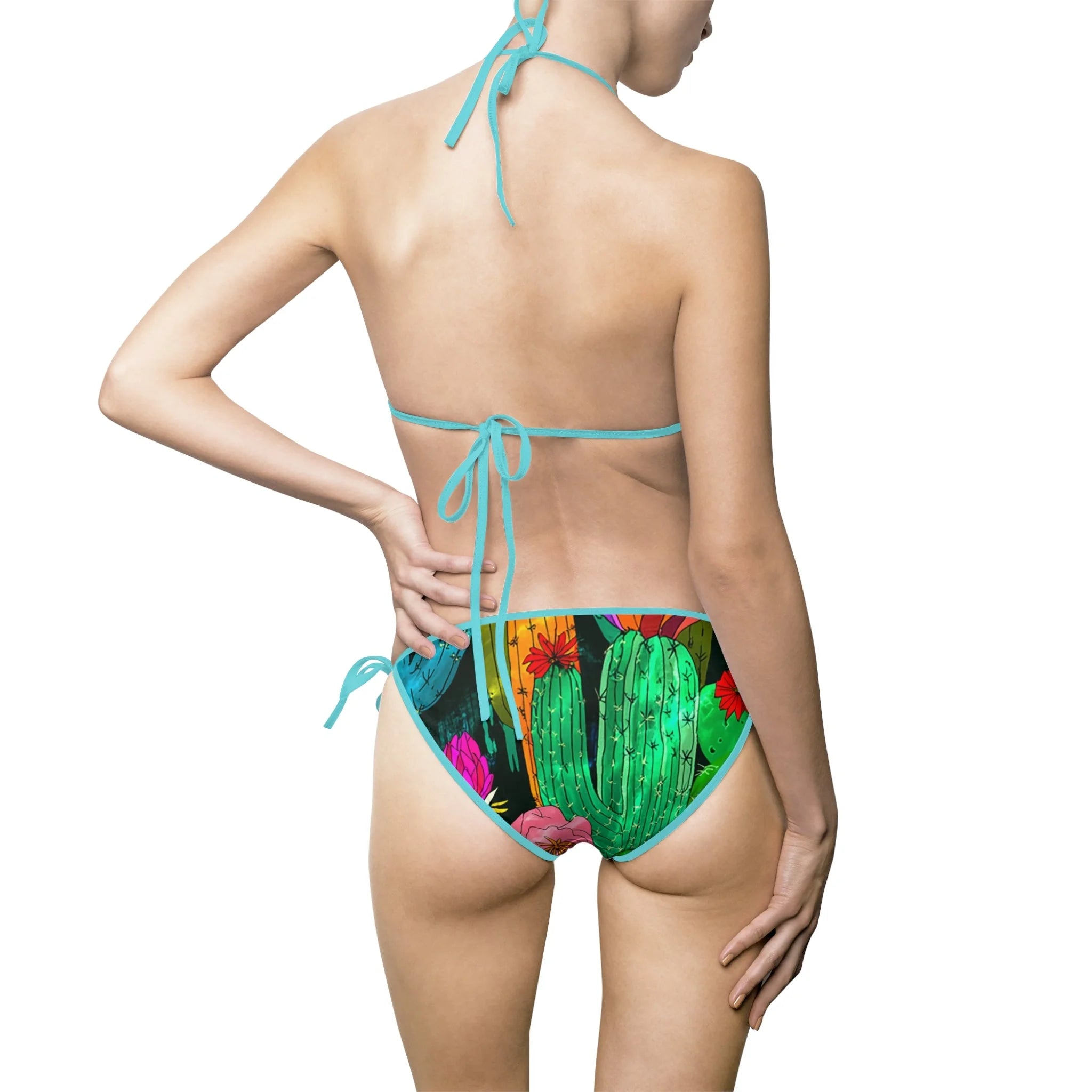 JAKKOUTTHEBXX Prime Illustration Cactus Bikini Swimsuit 2025