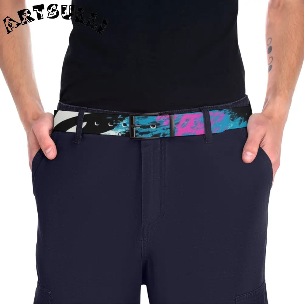 Print x Paint Water-Resistant TPU Belt, Artsulli - Art is Long, Life is Short, Accessories, , , , , , , 