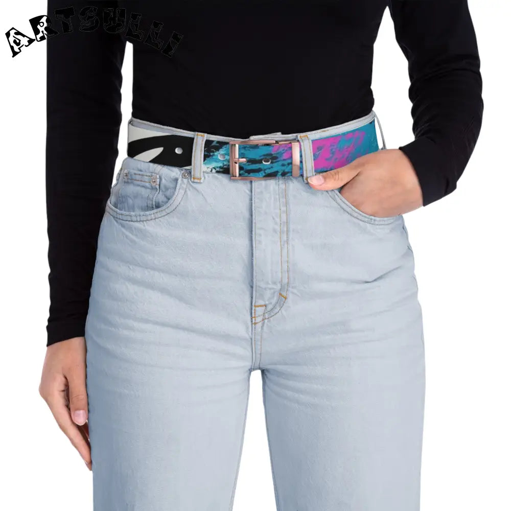 Print x Paint Water-Resistant TPU Belt, Artsulli - Art is Long, Life is Short, Accessories, , , , , , , 