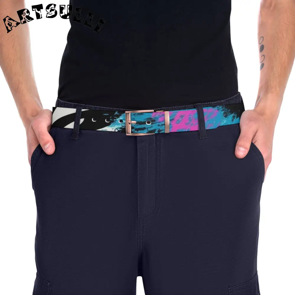 Print x Paint Water-Resistant TPU Belt, Artsulli - Art is Long, Life is Short, Accessories, , , , , , , 