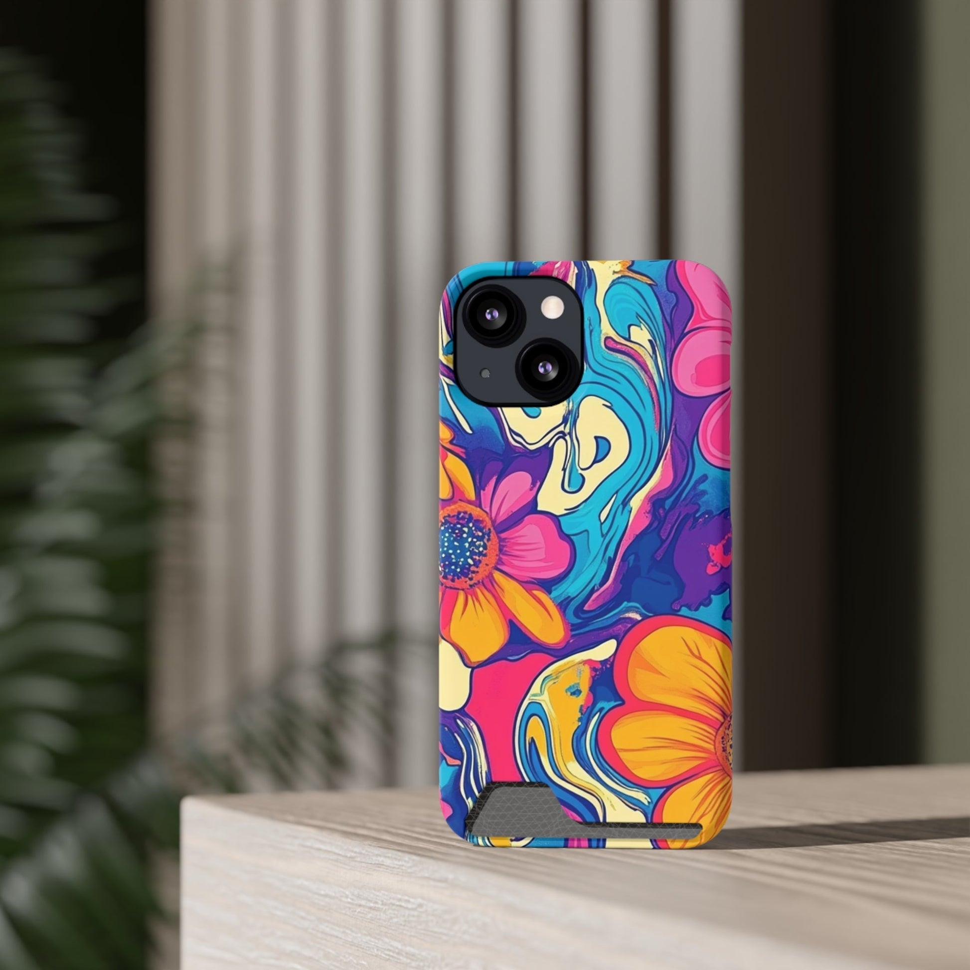 Psychedelic Floral Swirl Phone Case, Artsulli - Art is Long, Life is Short, Phone Case, , , , , , , 