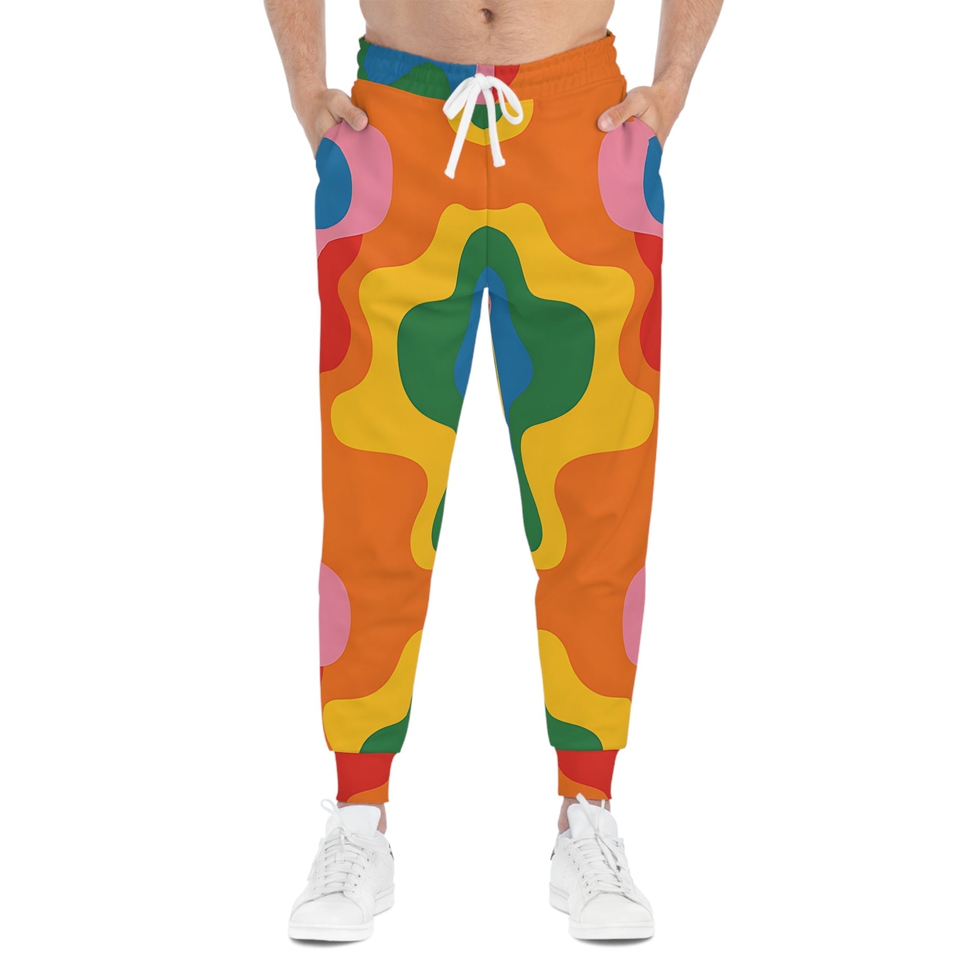 Psychedelic Wave Joggers, Artsulli - Art is Long, Life is Short, All Over Prints, , , , , , , 