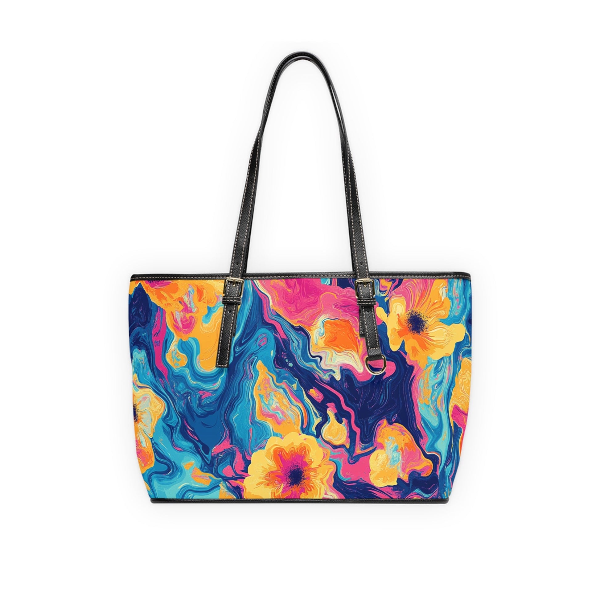 PU Leather Shoulder Bag, Artsulli - Art is Long, Life is Short, Bags, Size, 16" x 10", Color, Black, , , 23664501295920127914