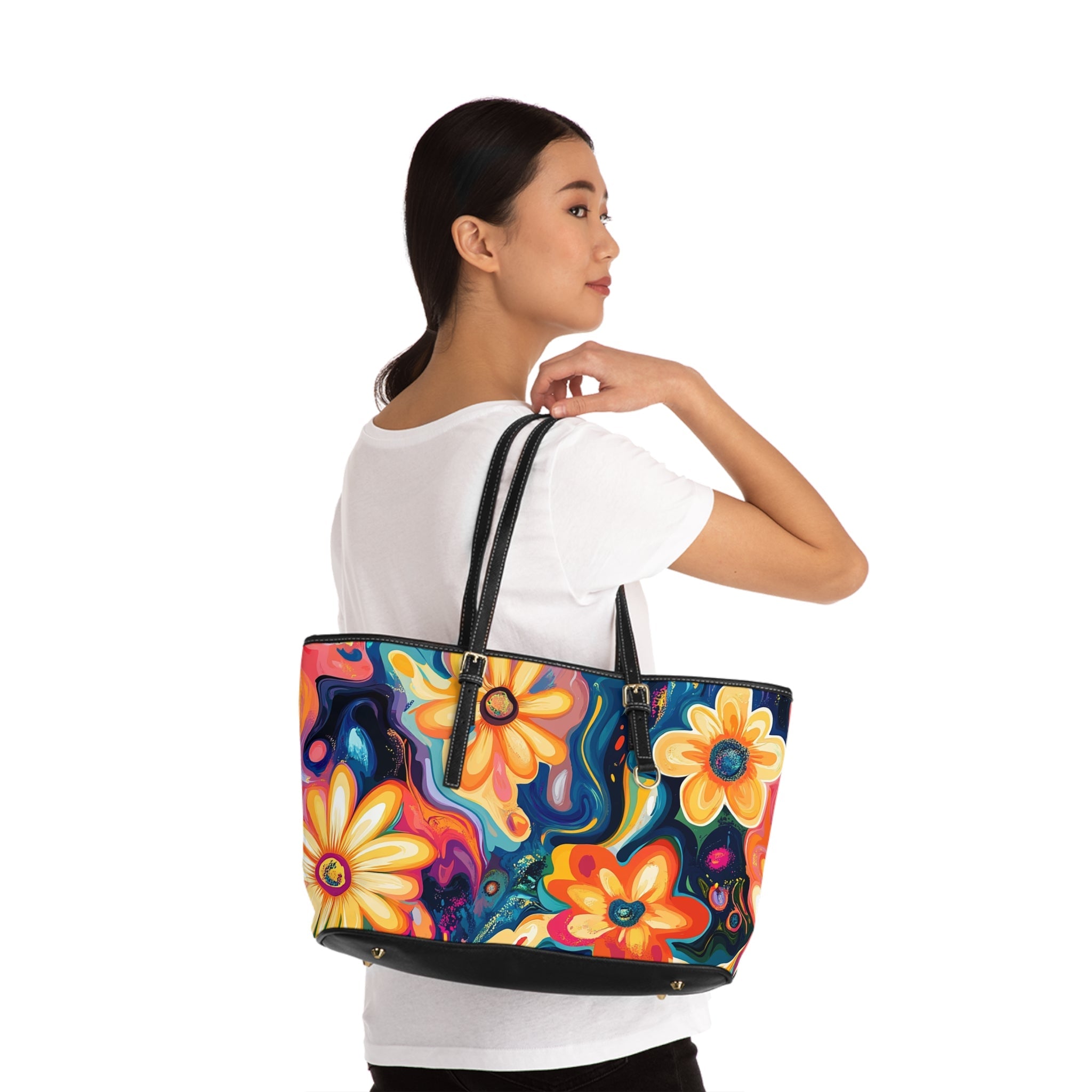 PU Leather Shoulder Bag, Artsulli - Art is Long, Life is Short, Bags, , , , , , , 