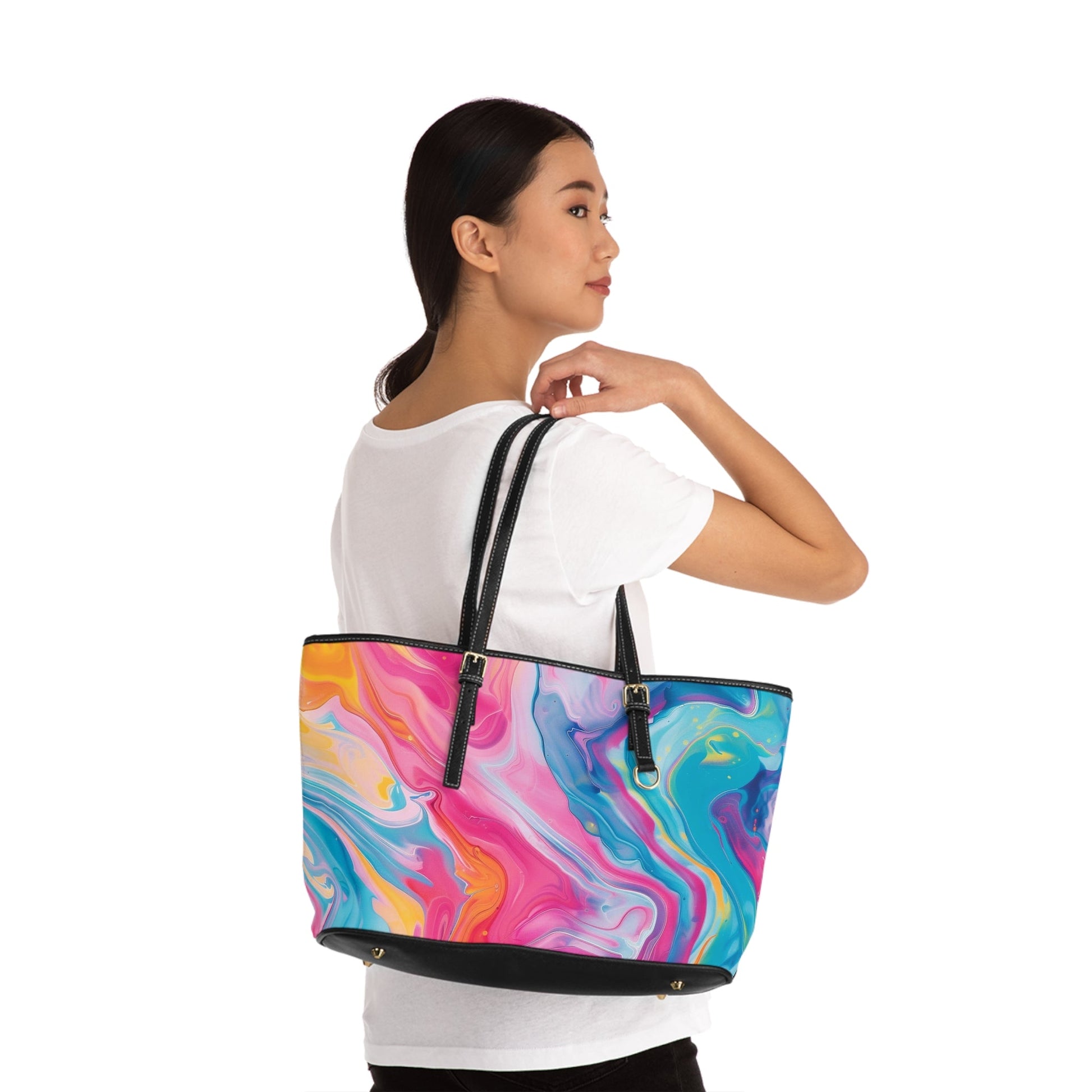 PU Leather Shoulder Bag, Artsulli - Art is Long, Life is Short, Bags, , , , , , , 