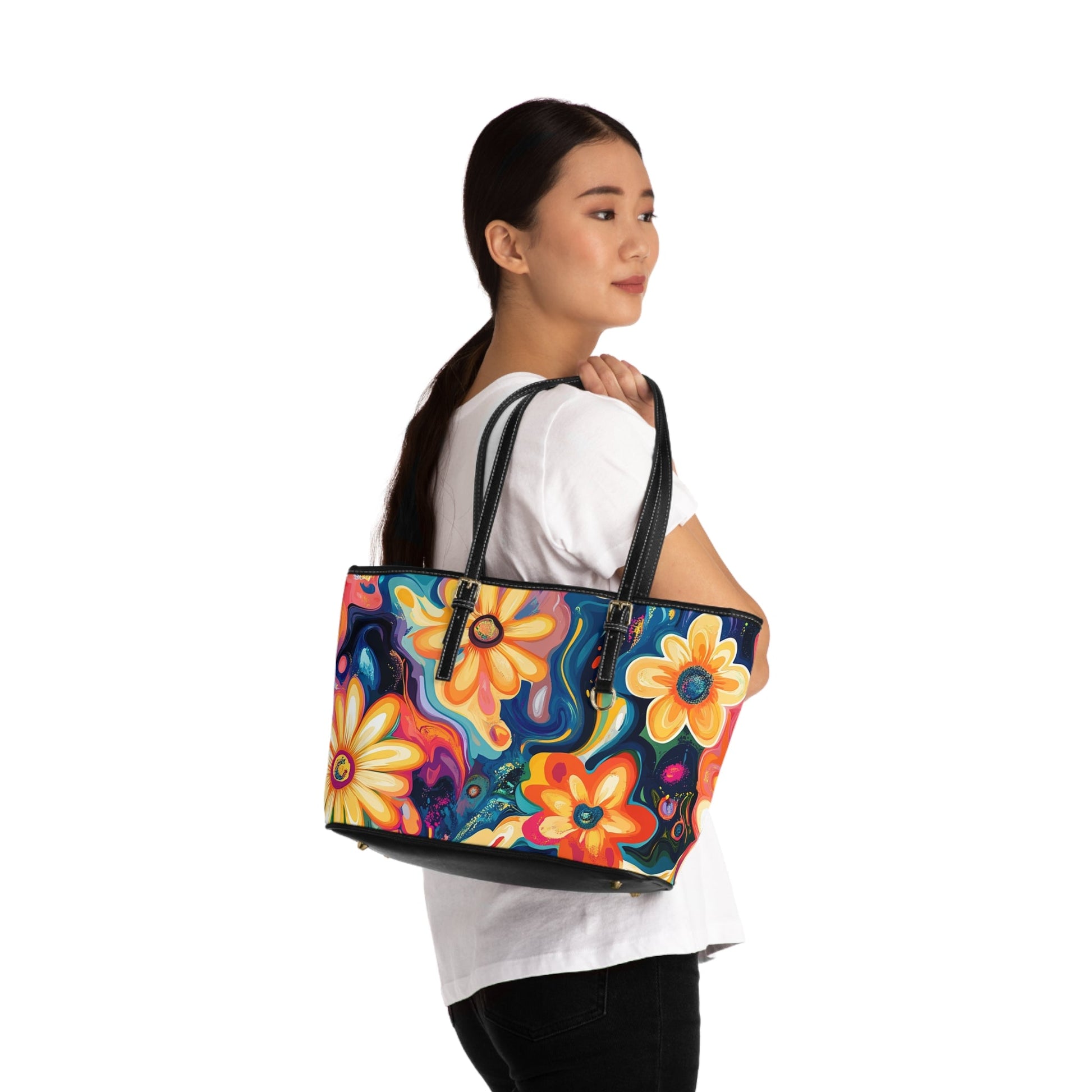 PU Leather Shoulder Bag, Artsulli - Art is Long, Life is Short, Bags, , , , , , , 