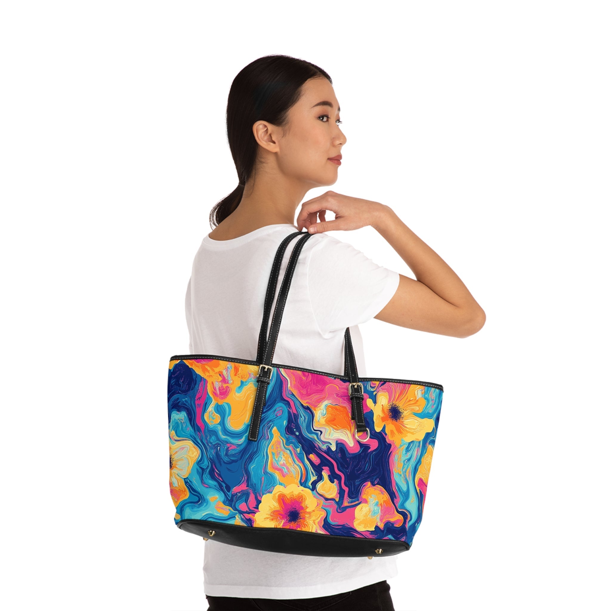 PU Leather Shoulder Bag, Artsulli - Art is Long, Life is Short, Bags, , , , , , , 
