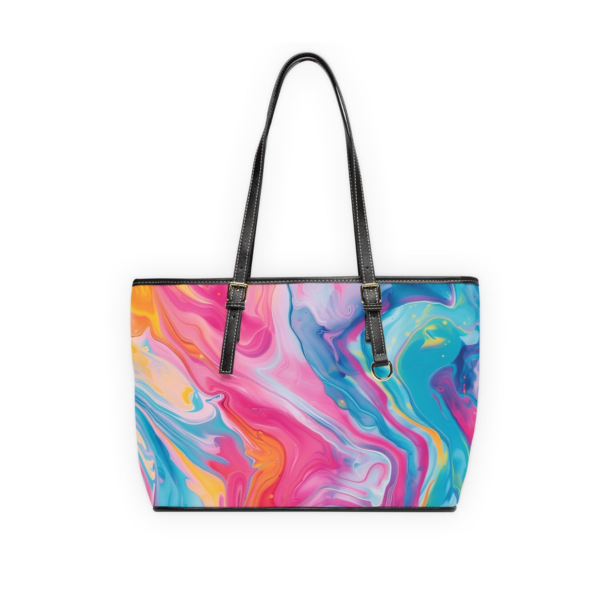 PU Leather Shoulder Bag, Artsulli - Art is Long, Life is Short, Bags, Size, 16" x 10", Color, Black, , , 11120805019788734710