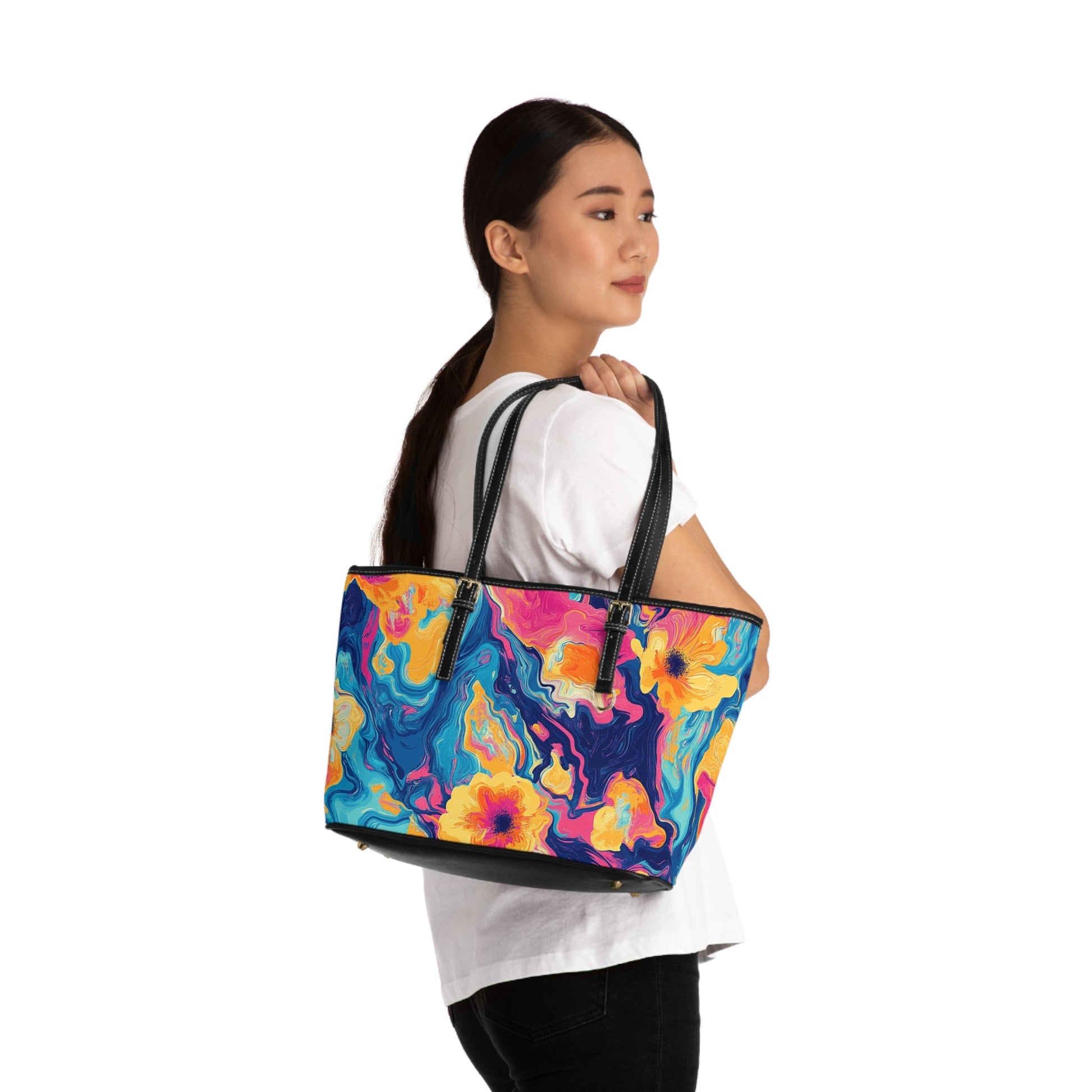 PU Leather Shoulder Bag, Artsulli - Art is Long, Life is Short, Bags, , , , , , , 
