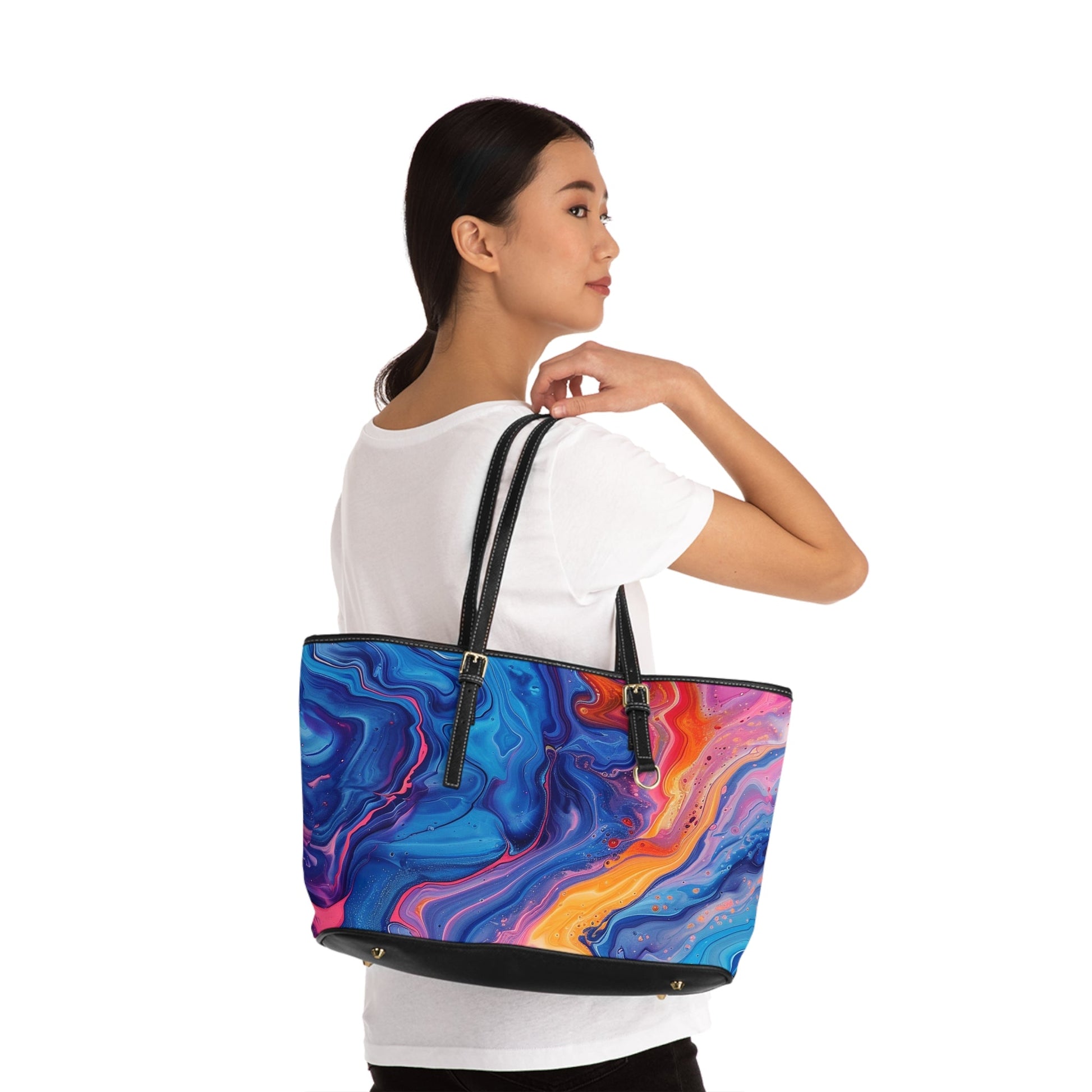 PU Leather Shoulder Bag, Artsulli - Art is Long, Life is Short, Bags, , , , , , , 