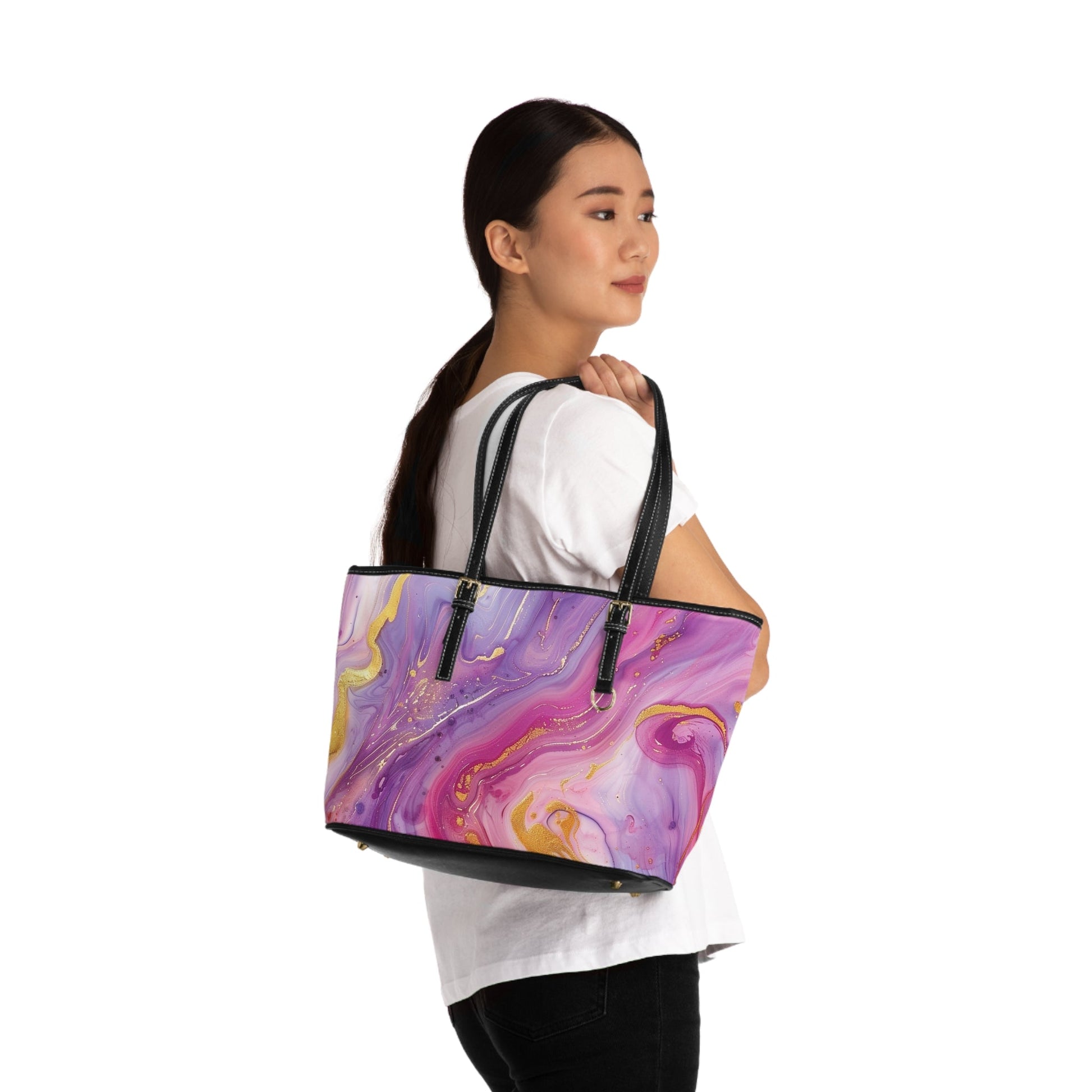 PU Leather Shoulder Bag, Artsulli - Art is Long, Life is Short, Bags, , , , , , , 