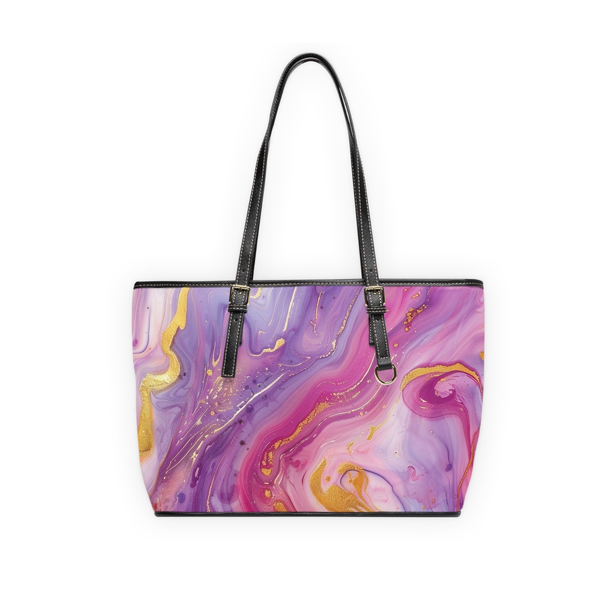 PU Leather Shoulder Bag, Artsulli - Art is Long, Life is Short, Bags, Size, 16" x 10", Color, Black, , , 11625132418640036161